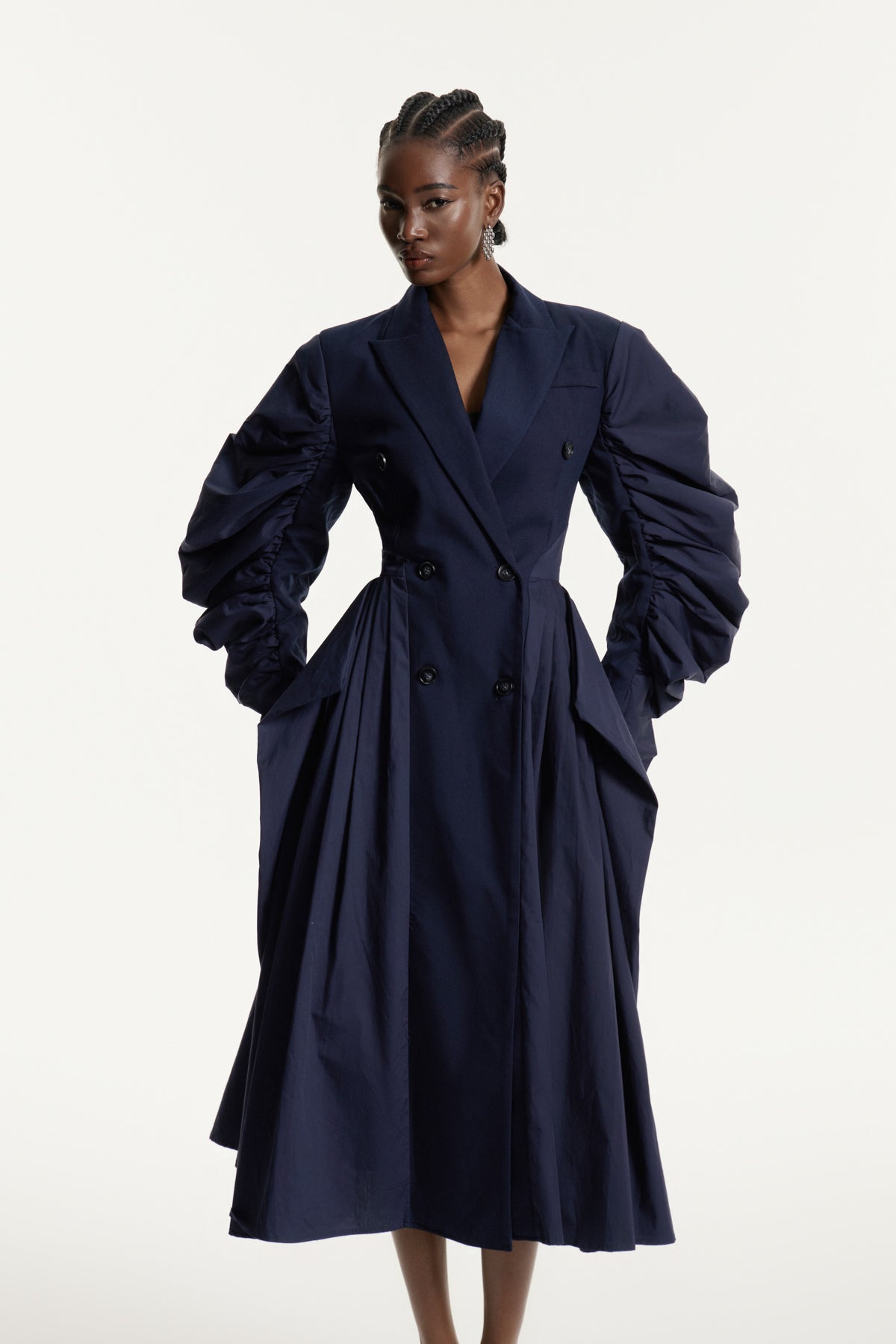 Eerika Ruch Deconstruct Balloon Sleeve Coat