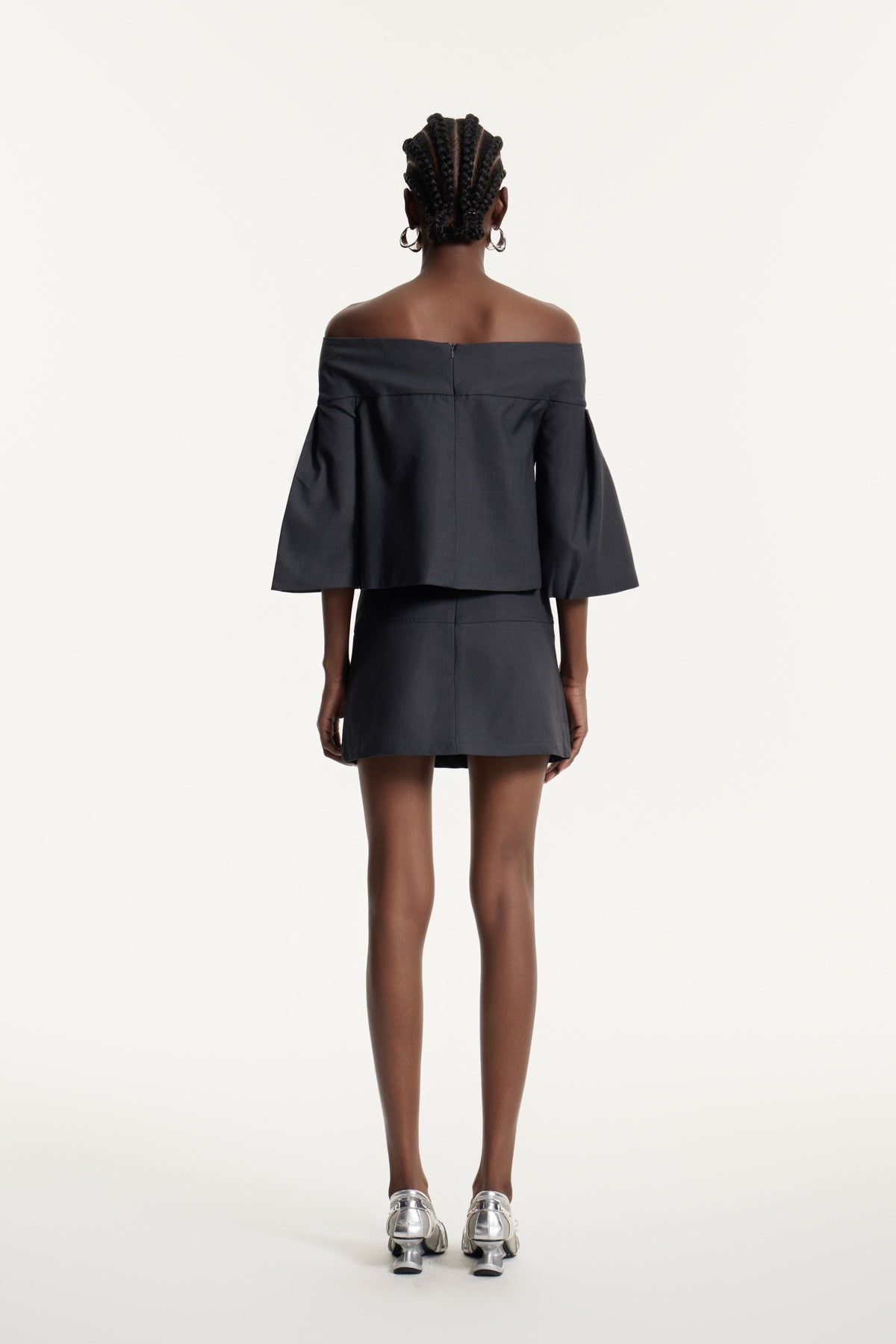 Eerikki Off Shoulder Bow Skirt Set