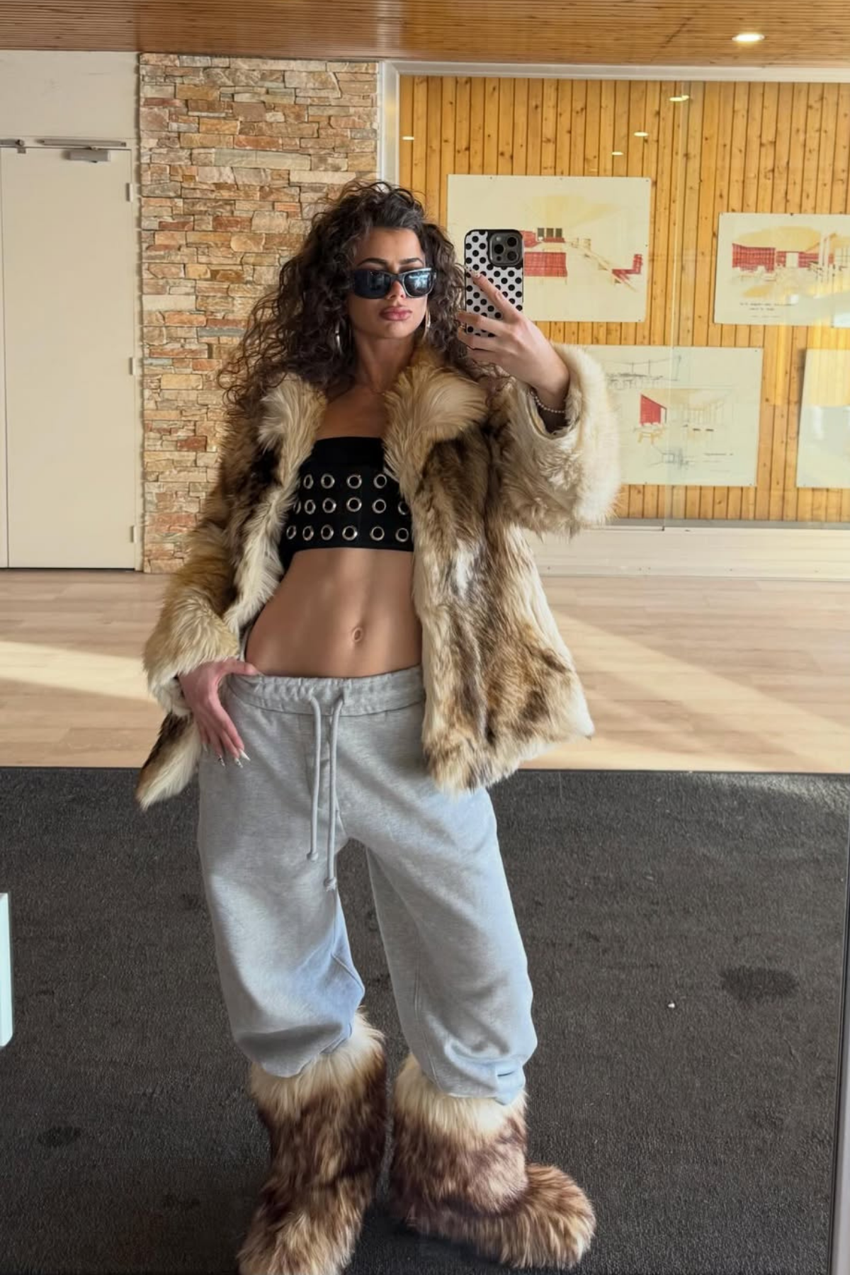 Efa Eyelet Crop Pants Set