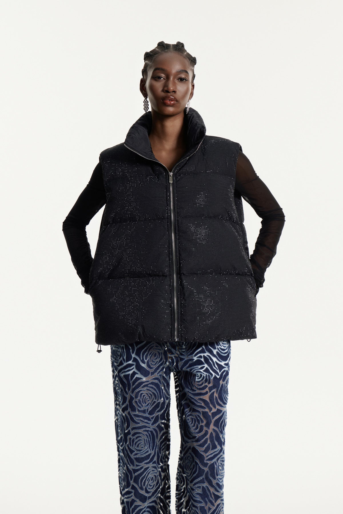 Efigenia Rhinestone Vest