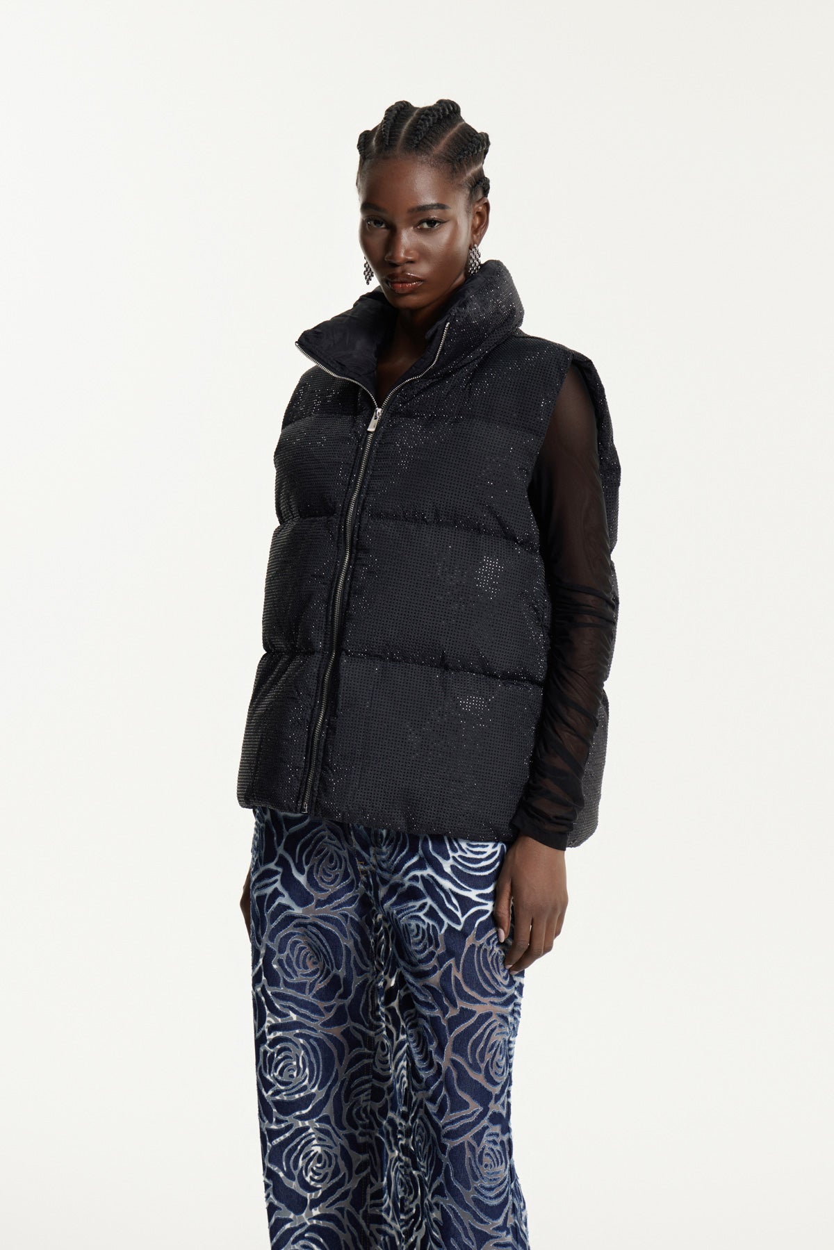 Efigenia Rhinestone Vest