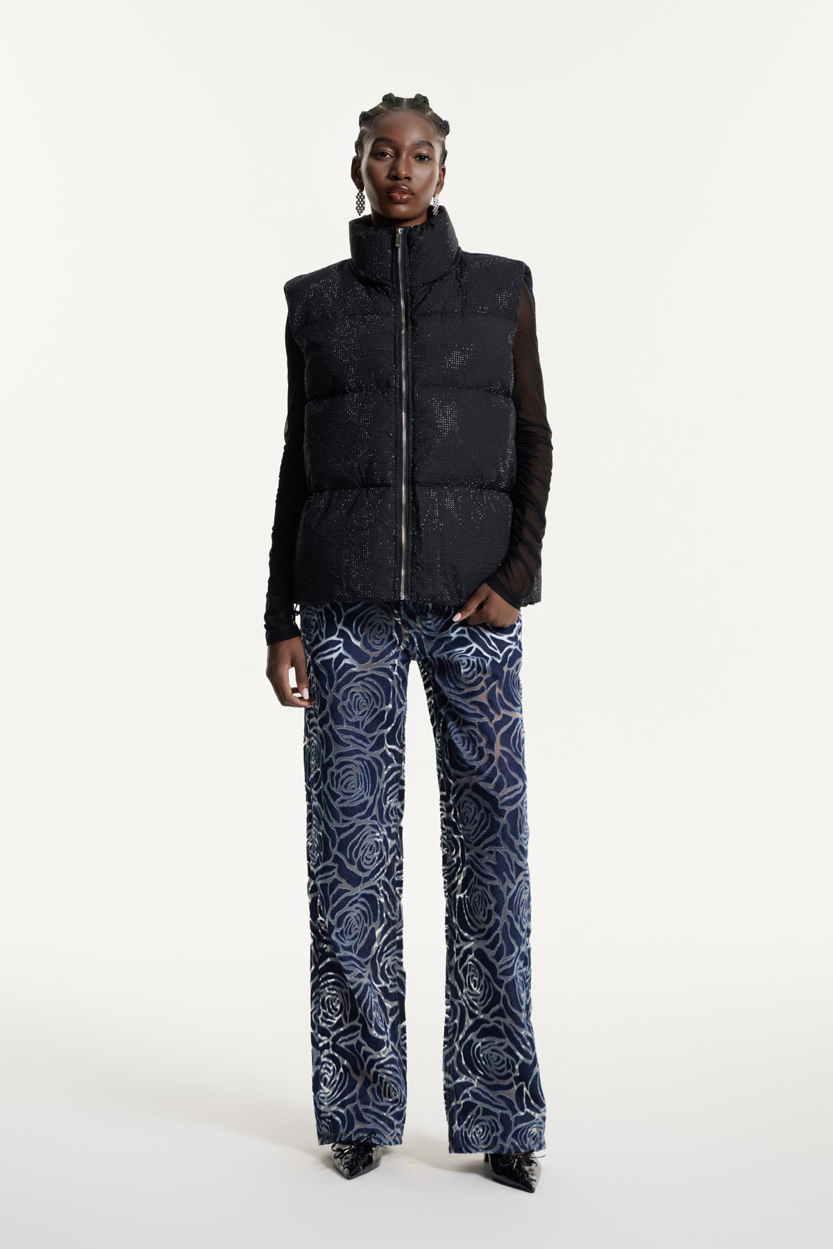 Efigenia Rhinestone Vest