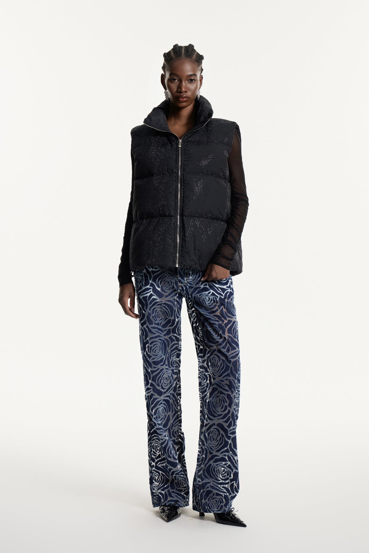 Efigenia Rhinestone Vest