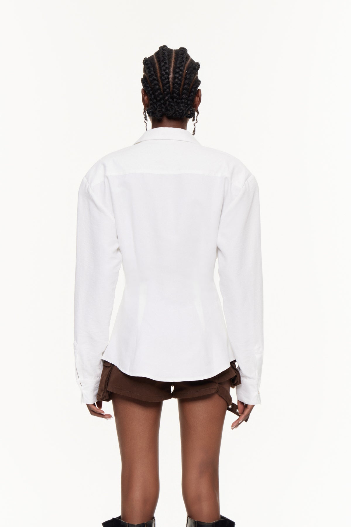 Efthymia Balloon Sleeve Print Shirt