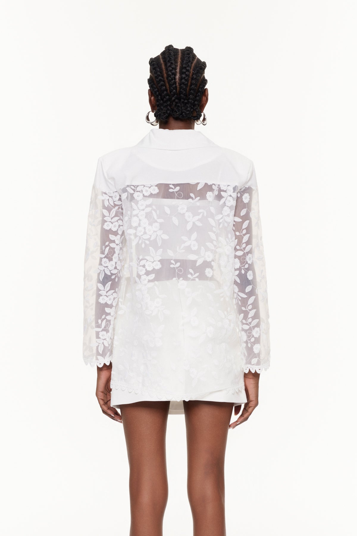 Egbert Floral Mesh Blazer