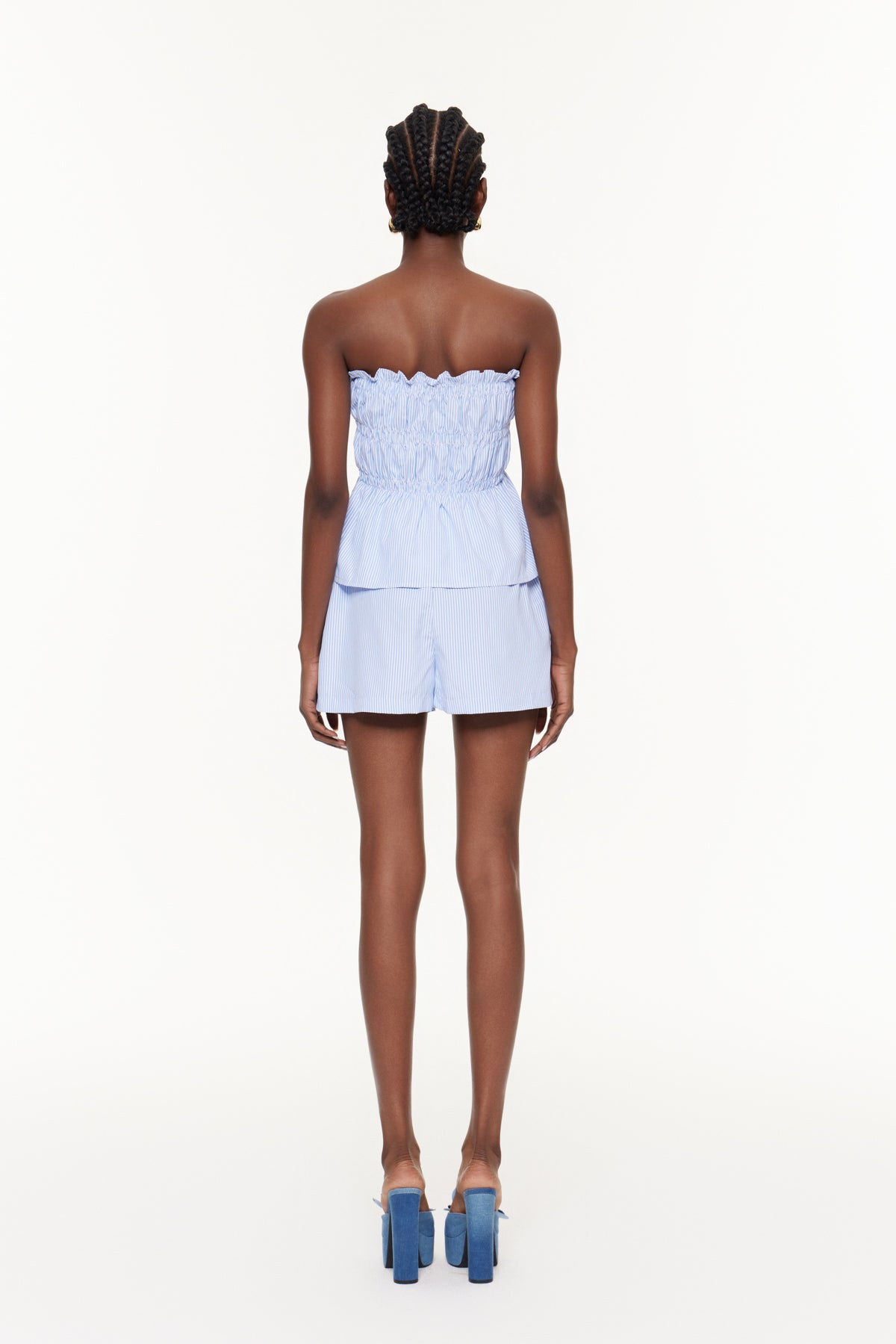 Ege Drawstring Ruch Stripe Pants Set