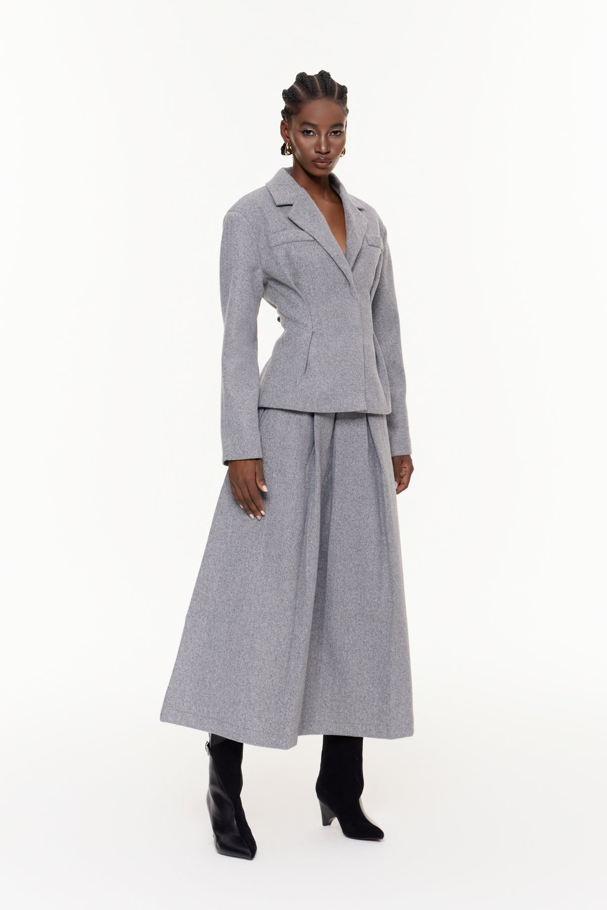 Egil Ruch Pleated Skirt Set