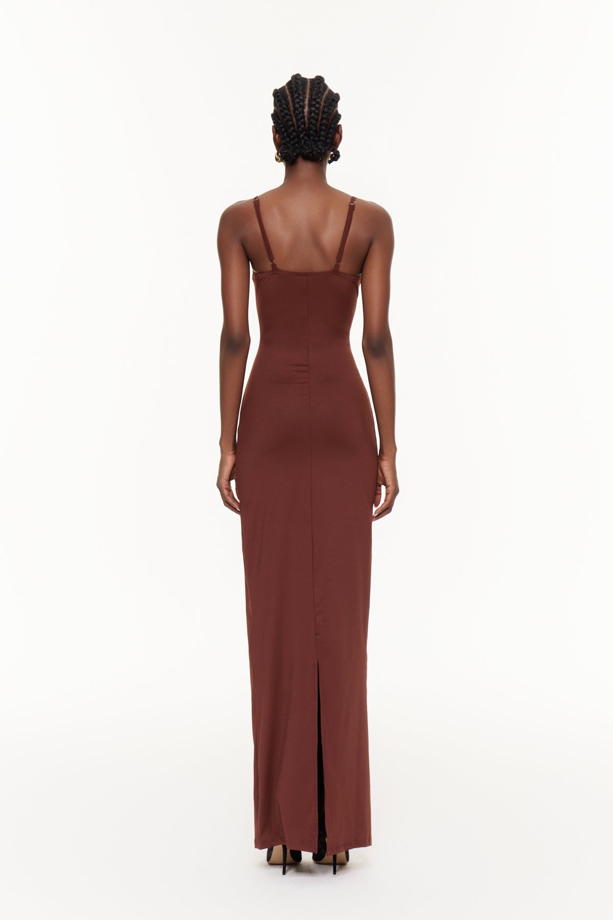 Egon Spaghetti Sequin Maxi Dress