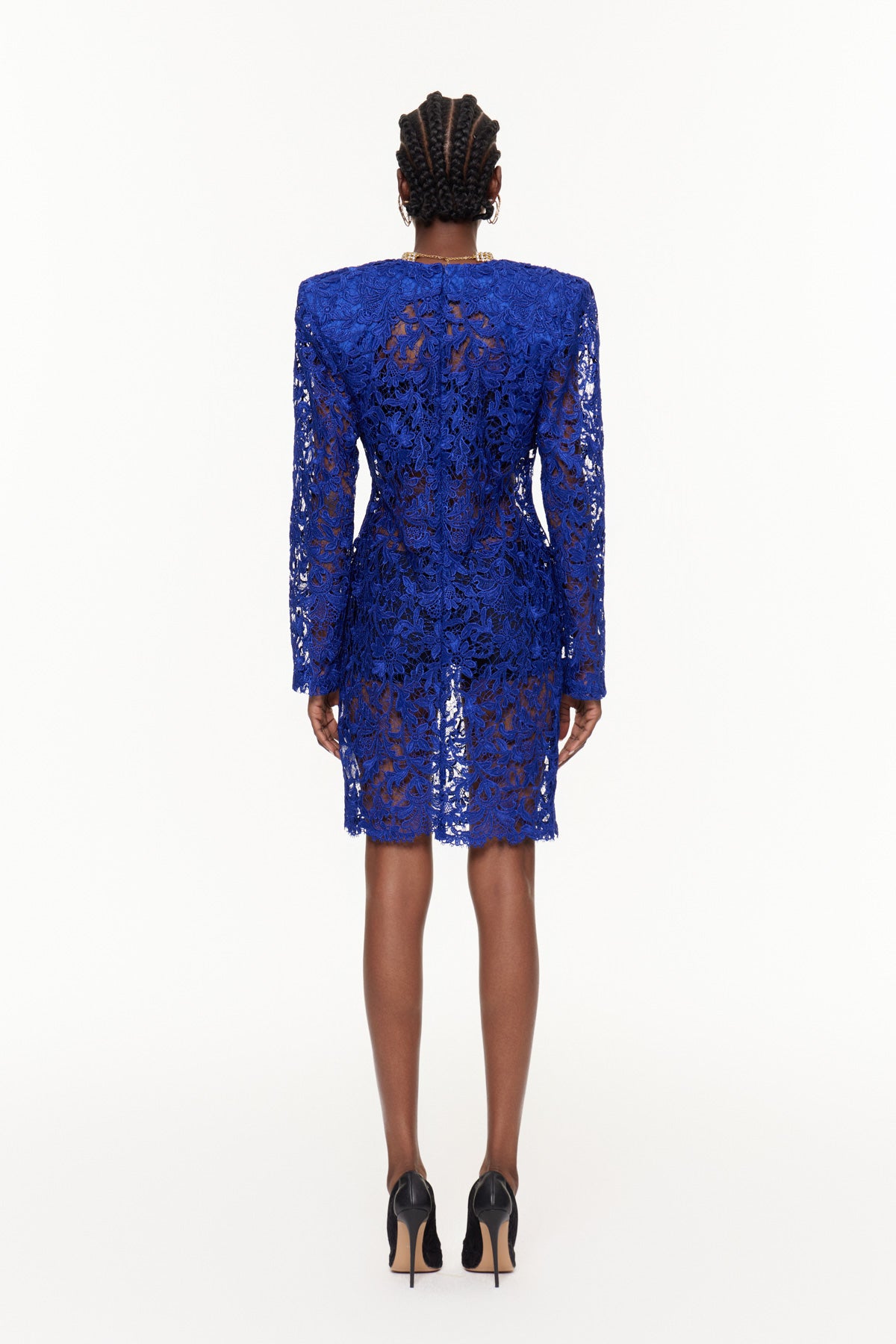 Eider Embroidered Floral Cutout Mini Dress