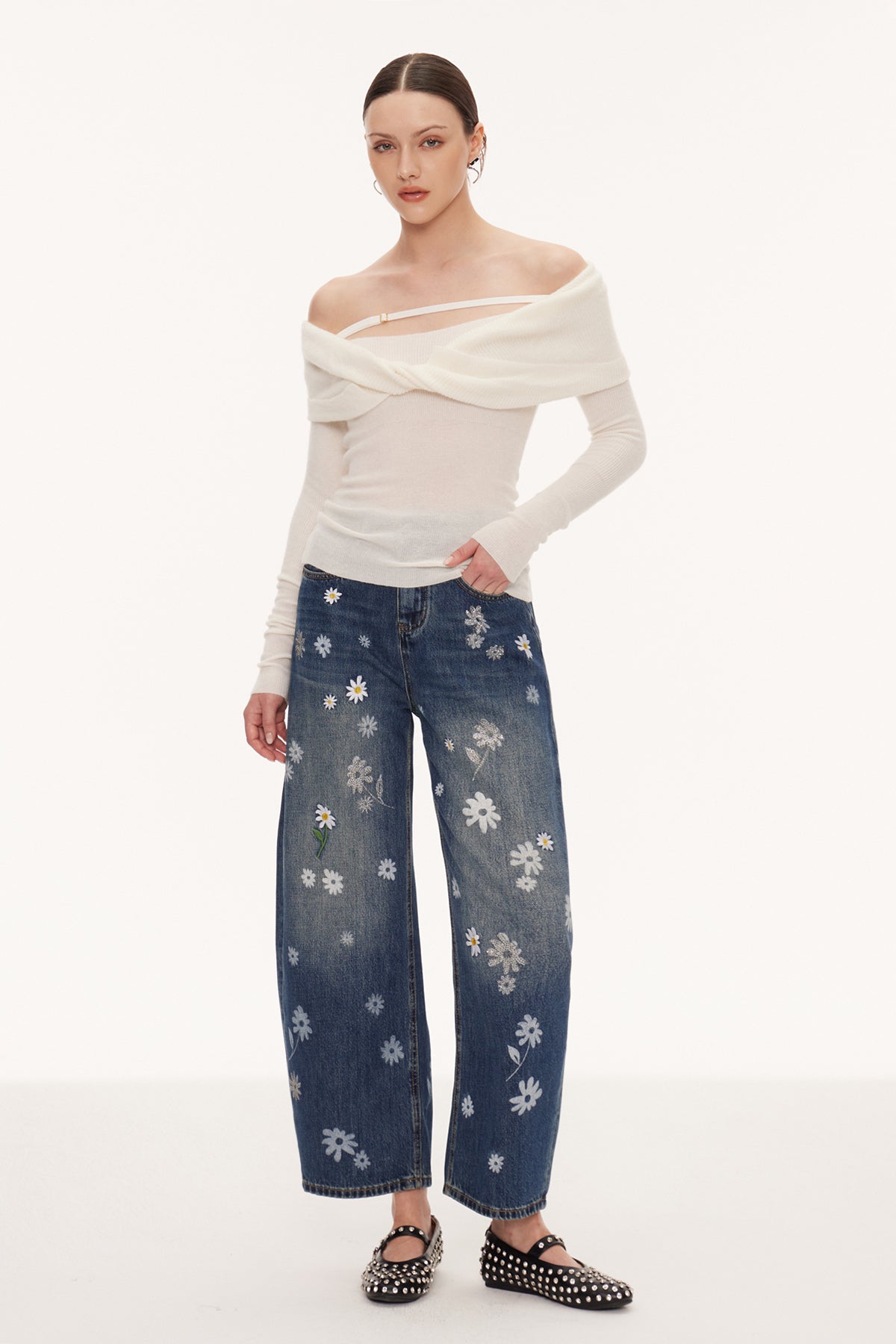 Eindride Deconstruct Twist Knit Top