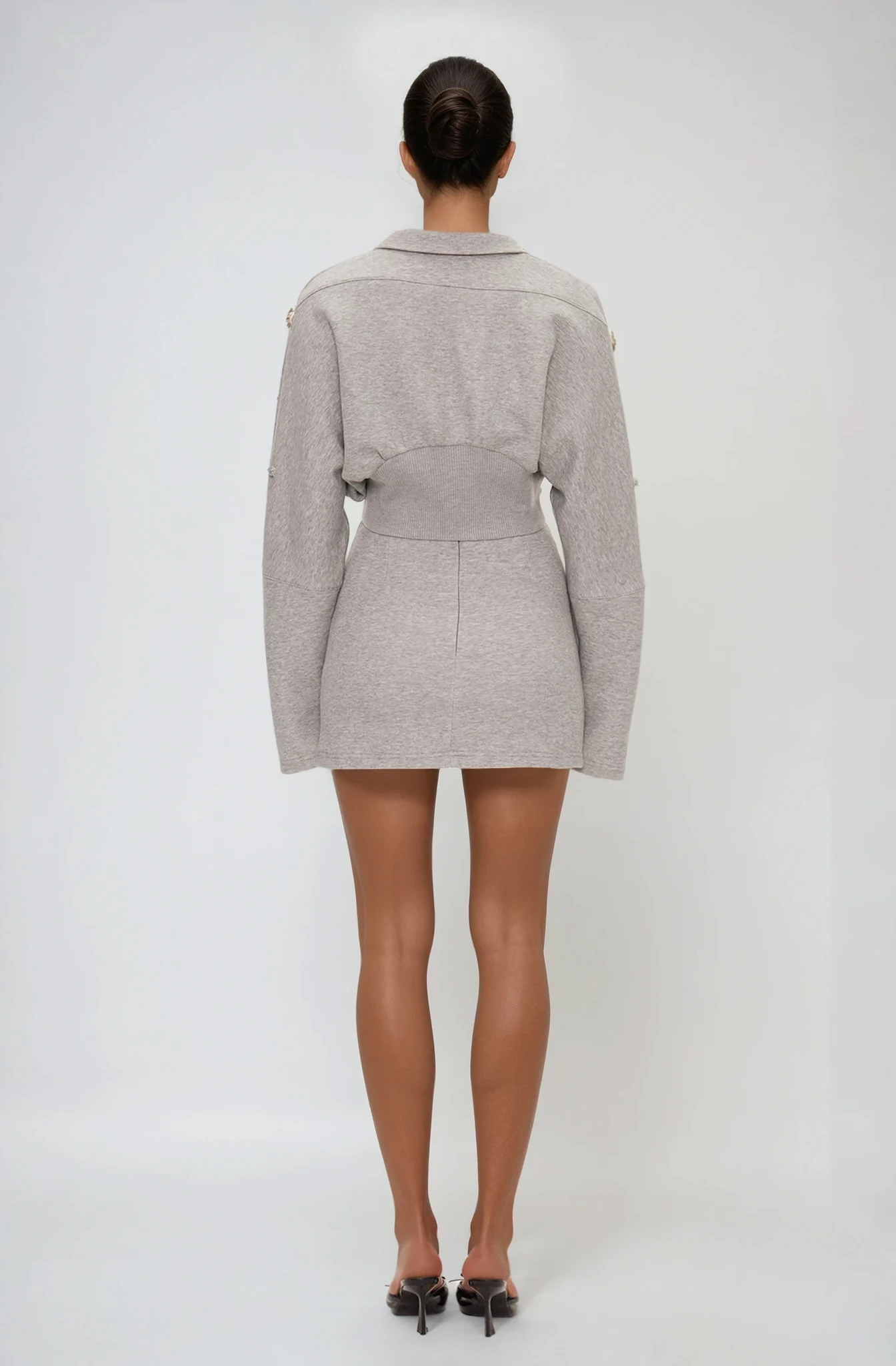 Eireen Flower Crop Skirt Set