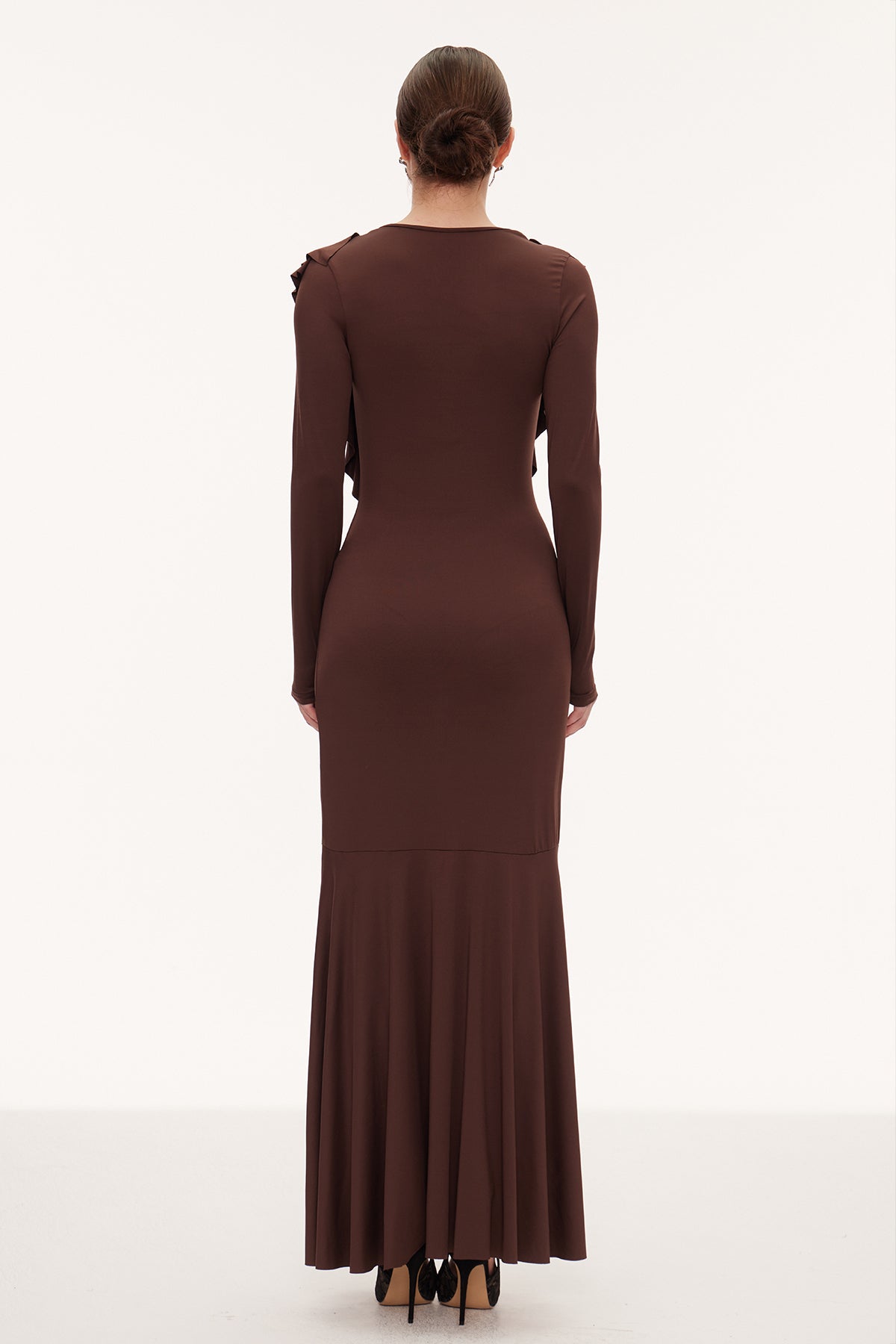 Eirene Ruffle Maxi Dress