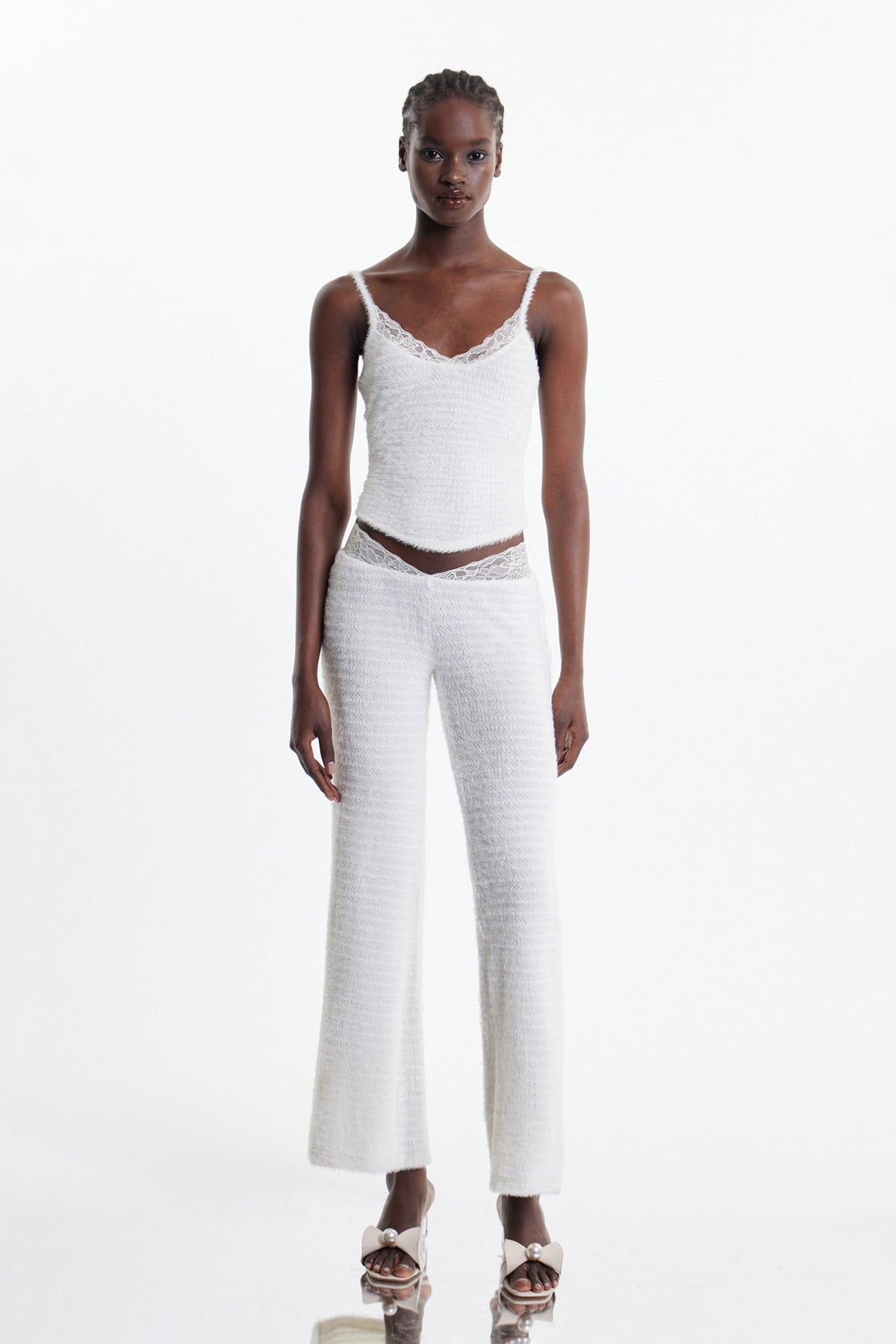 Ejiroghene Lace Knit Pants Sets