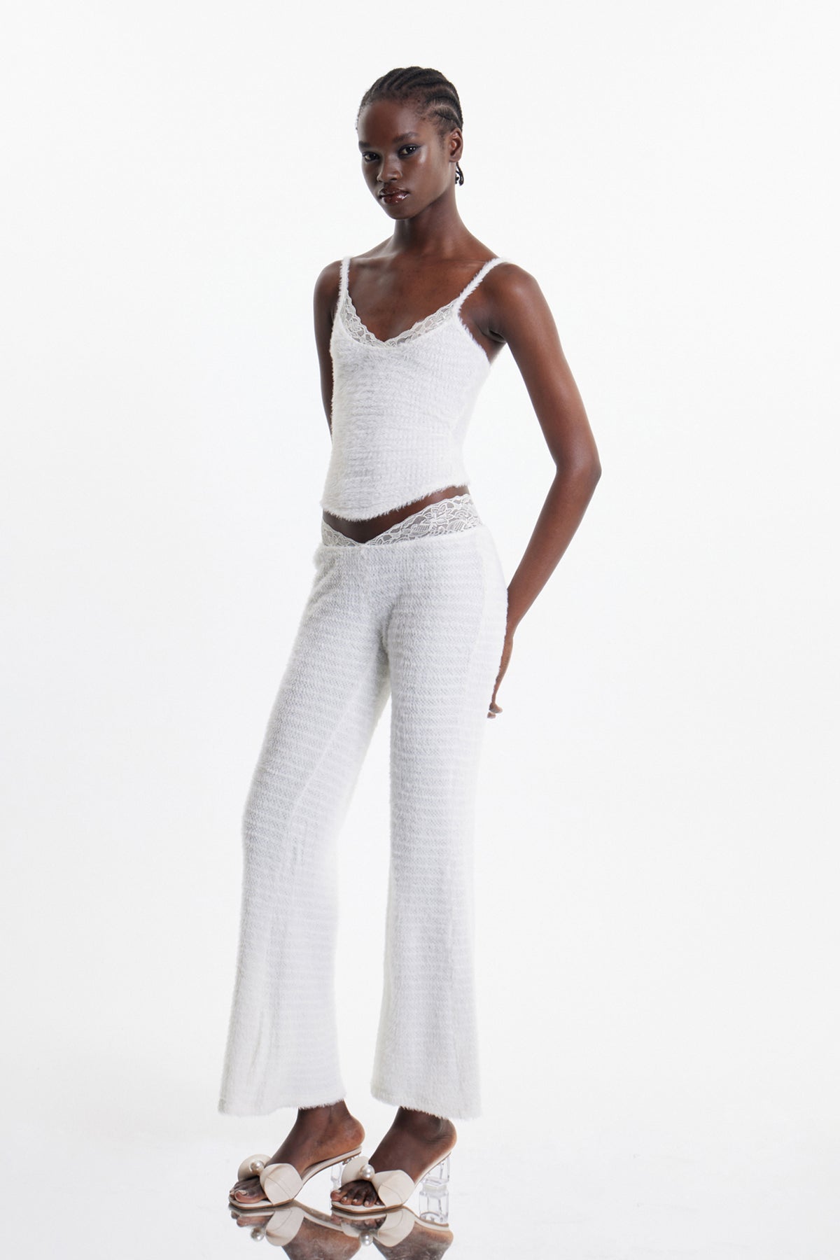 Ejiroghene Lace Knit Pants Sets