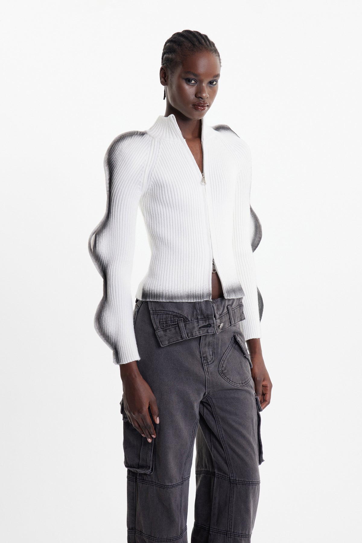 Ejvind Hayley Asymmetric Knit Top