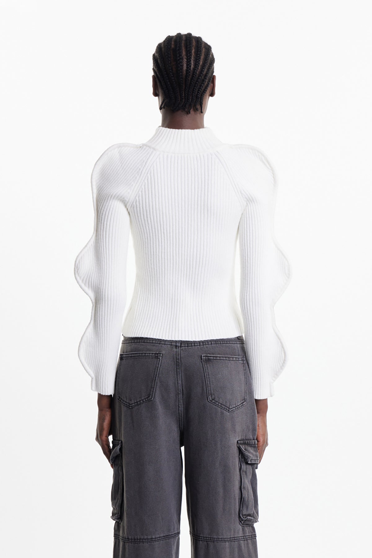 Ejvind Hayley Asymmetric Knit Top