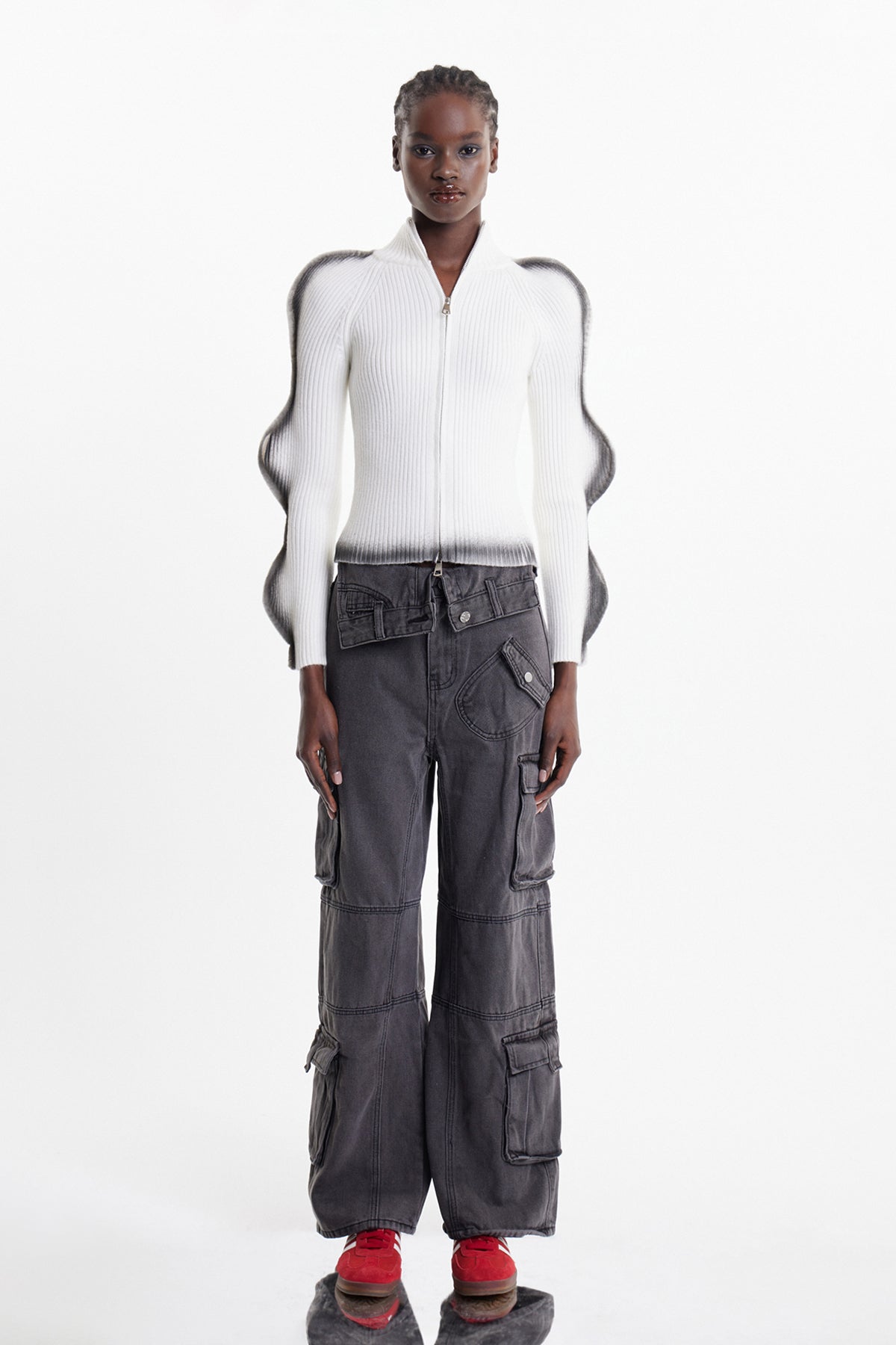 Ejvind Hayley Asymmetric Knit Top