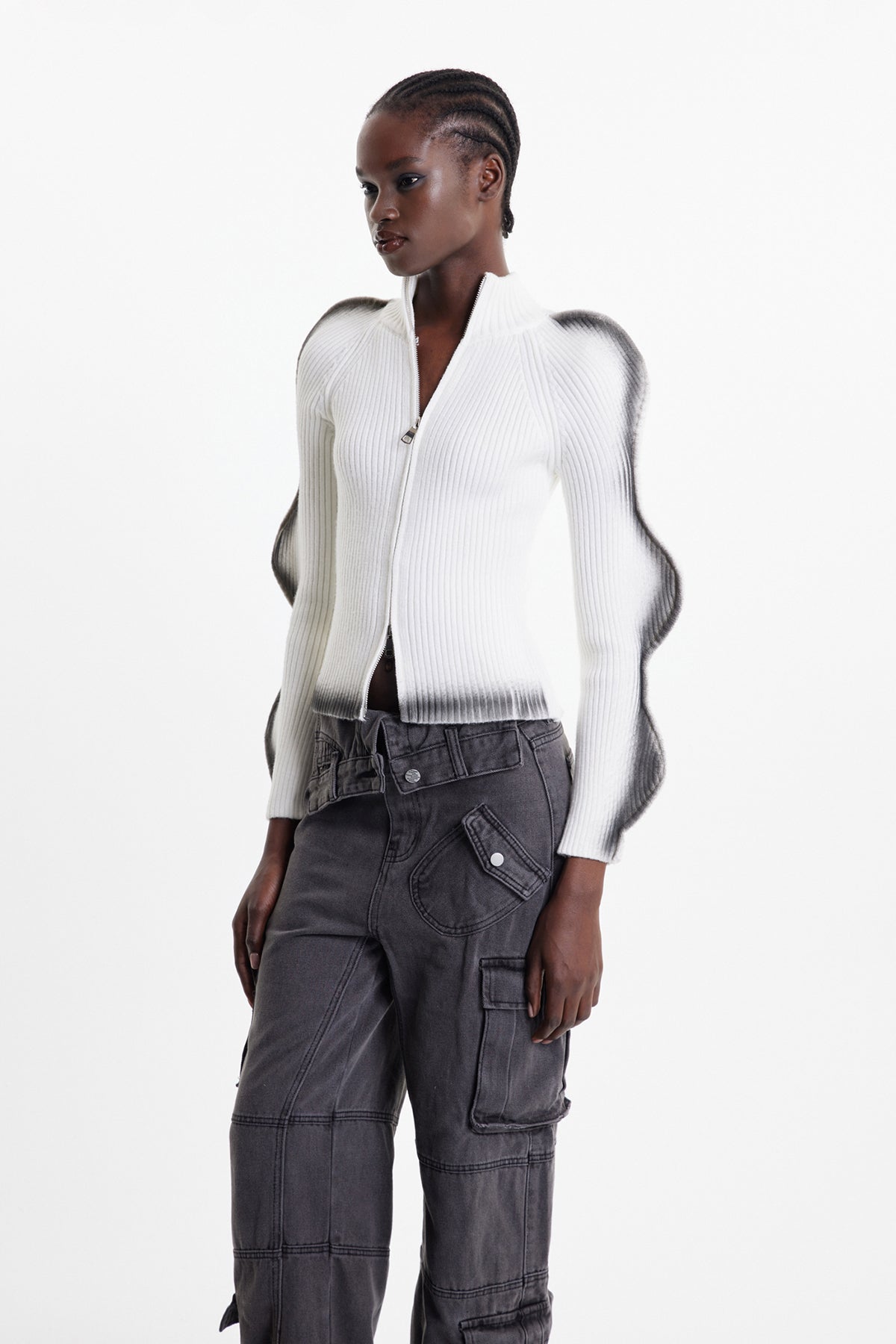 Ejvind Hayley Asymmetric Knit Top