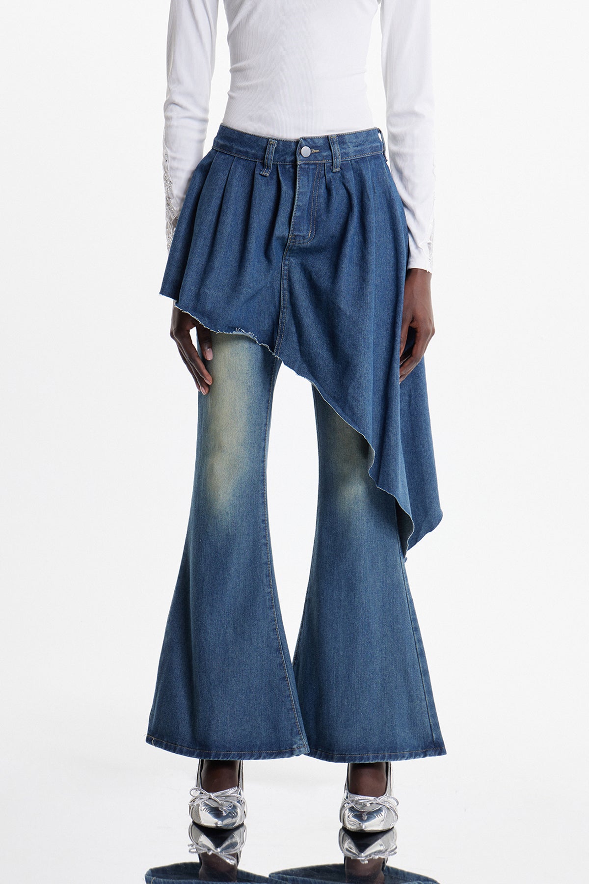 Ekaterini Deconstruct Bootcut Jeans