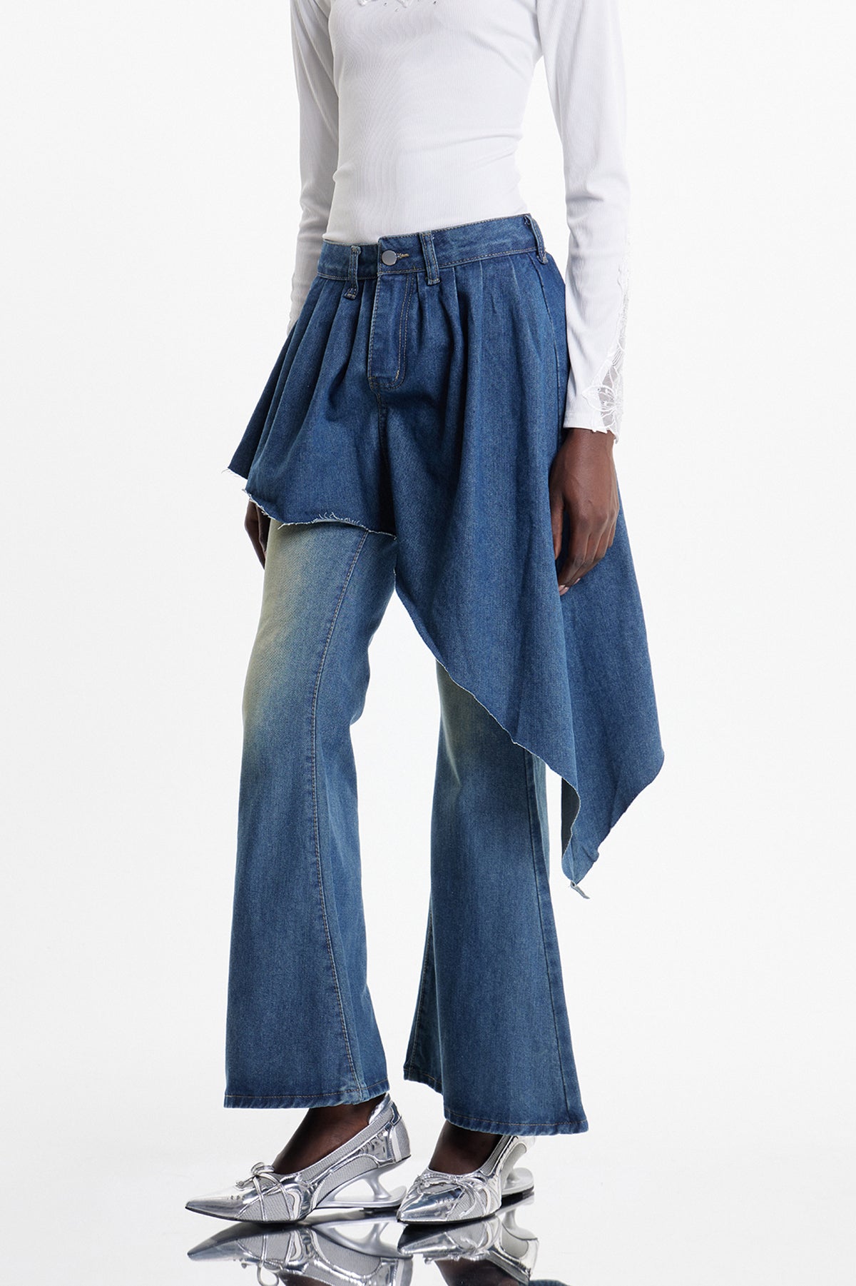Ekaterini Deconstruct Bootcut Jeans