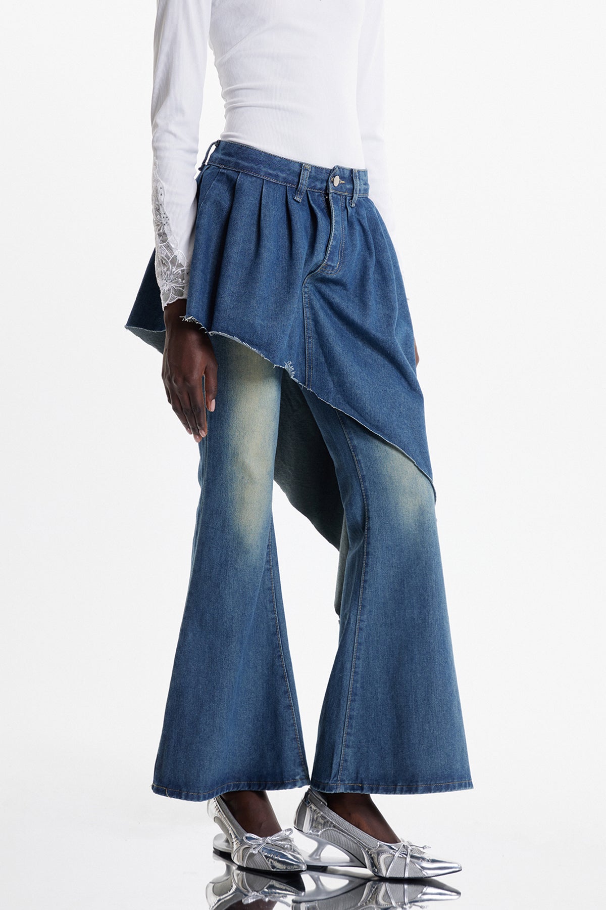 Ekaterini Deconstruct Bootcut Jeans