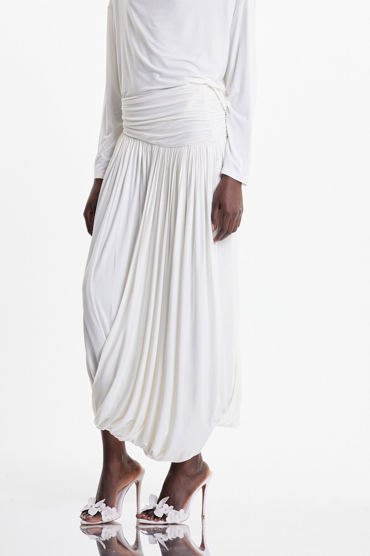 Ekewaka Ruch Bubble Maxi Skirt