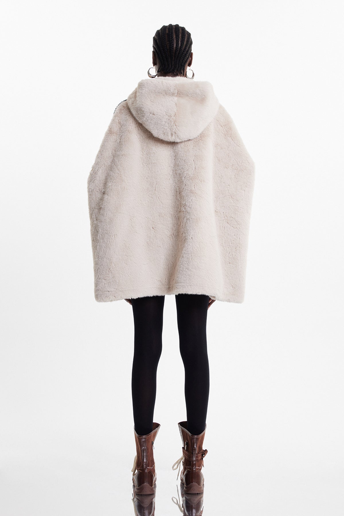 Ekkebert Faux Fur Hooded Jacket