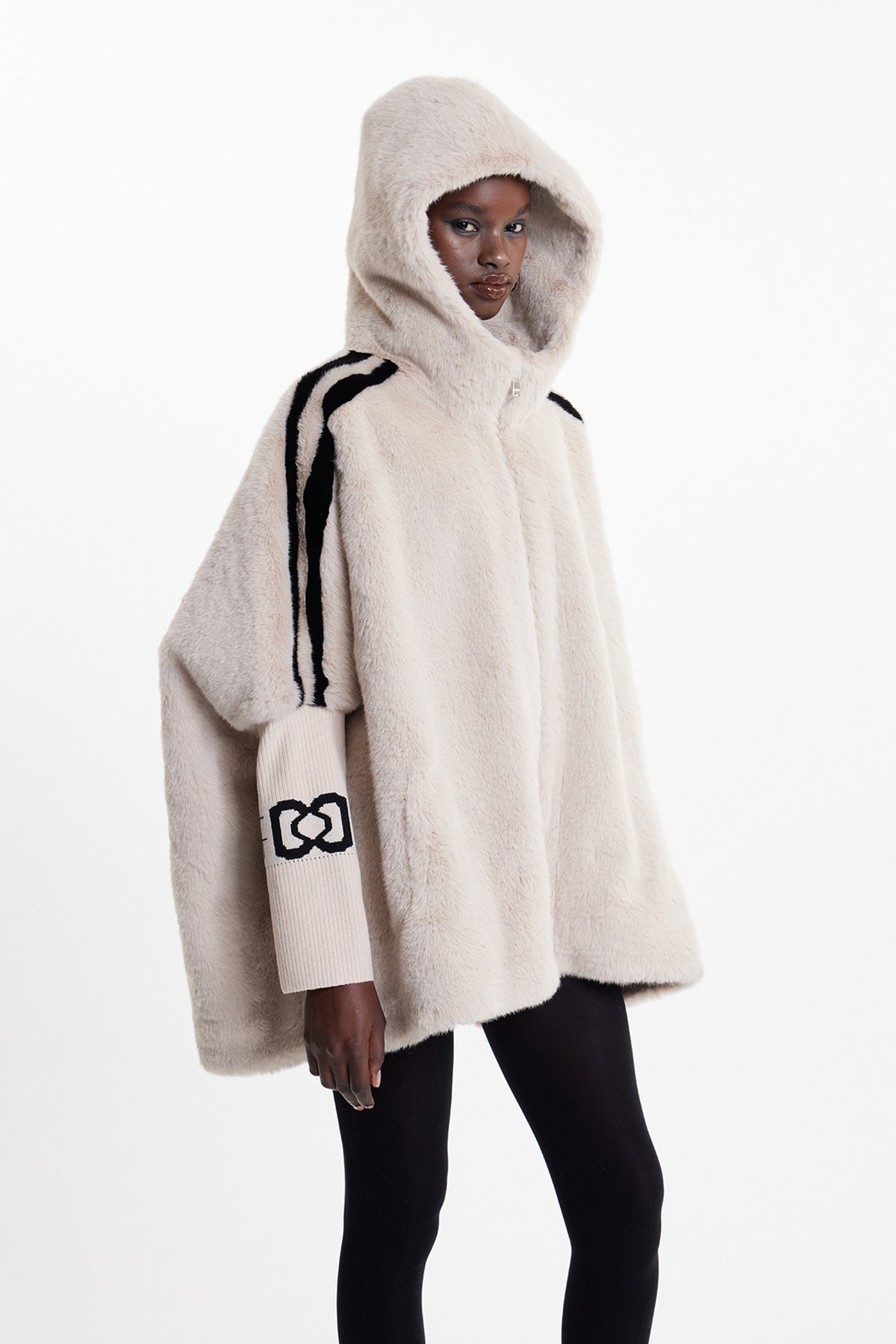 Ekkebert Faux Fur Hooded Jacket
