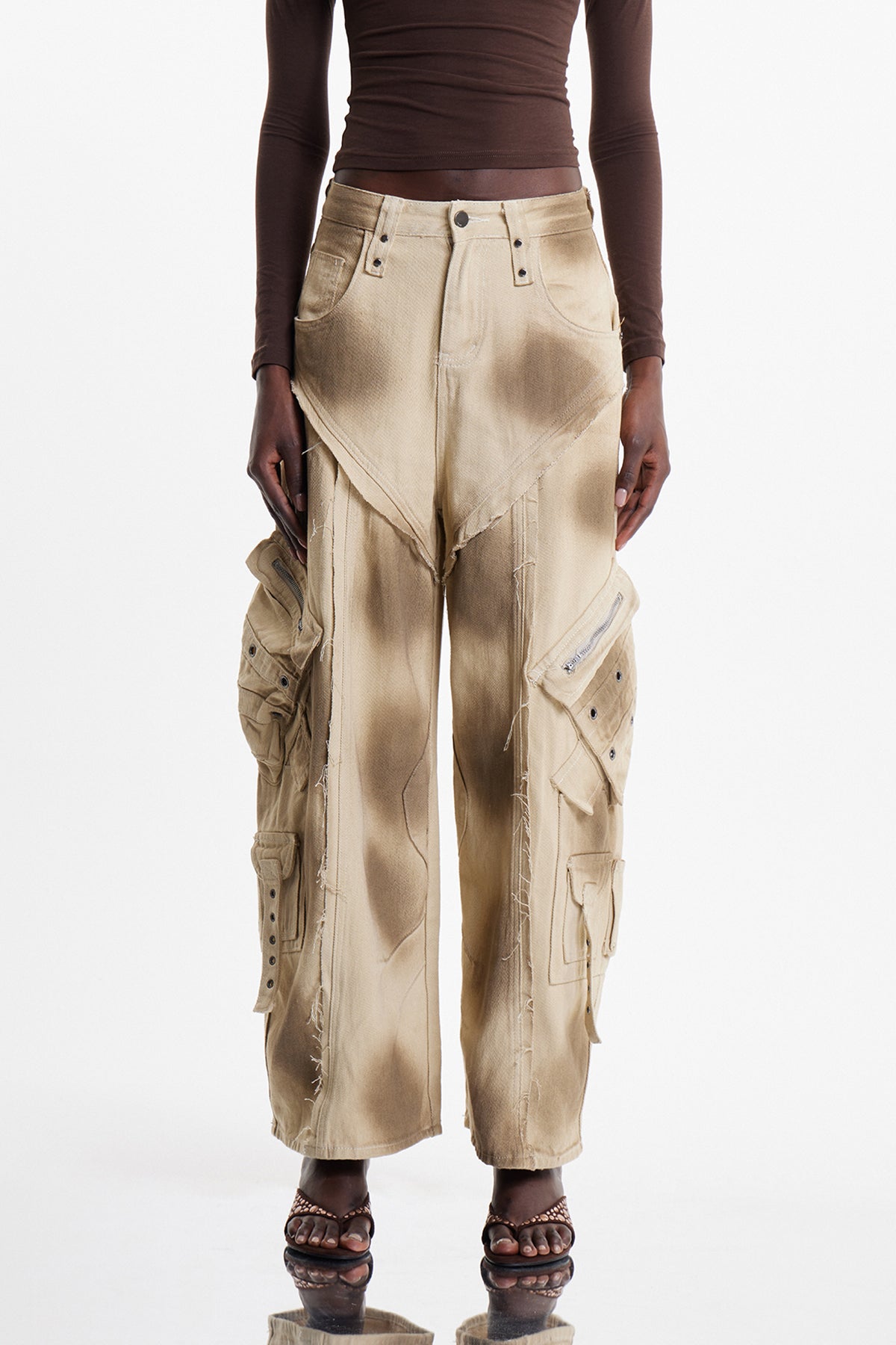 Ekrem Hayley Deconstruct Cargo Jeans