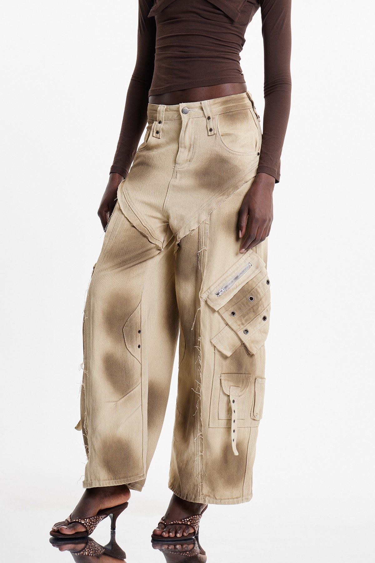 Ekrem Hayley Deconstruct Cargo Jeans