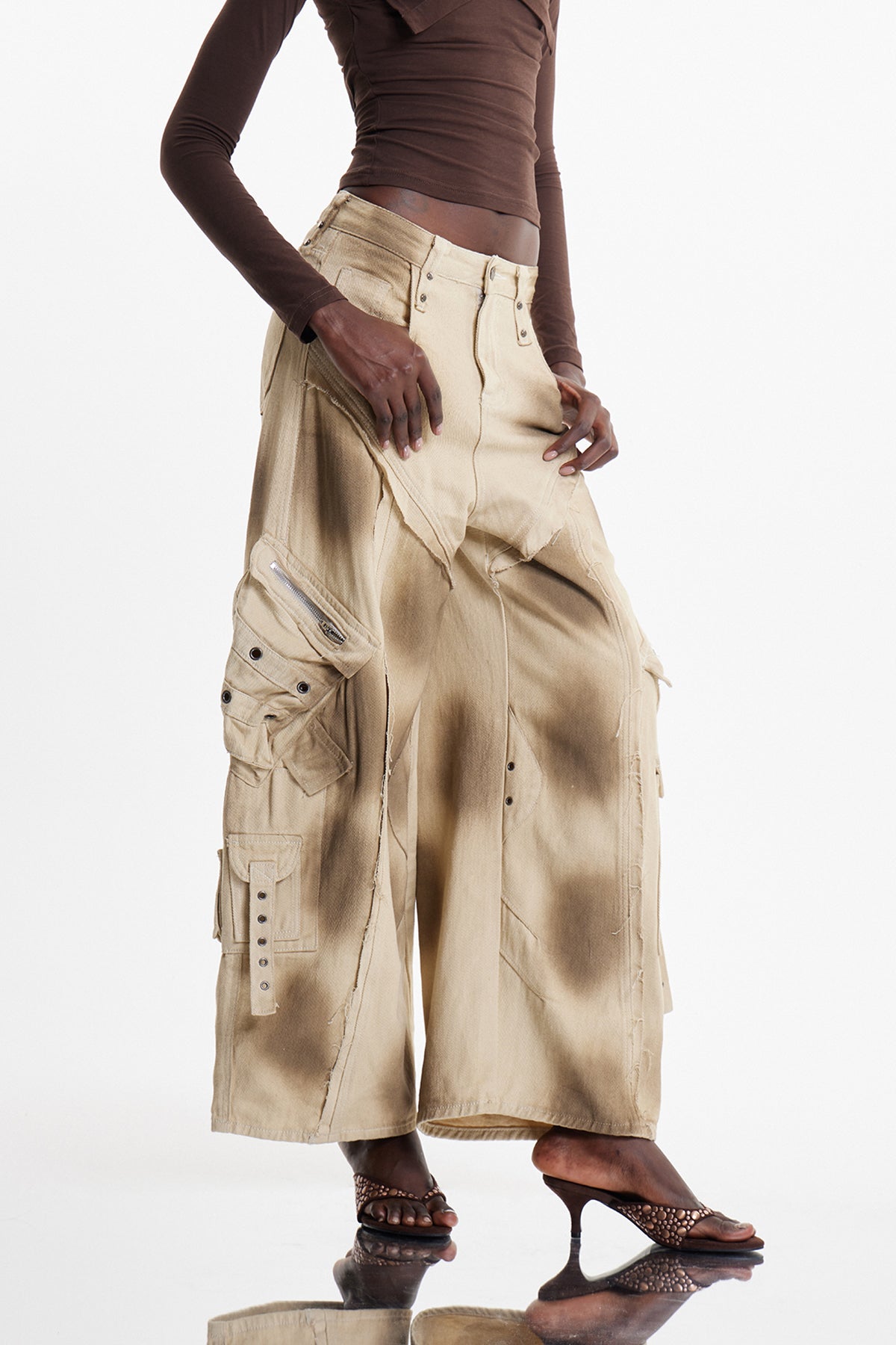 Ekrem Hayley Deconstruct Cargo Jeans