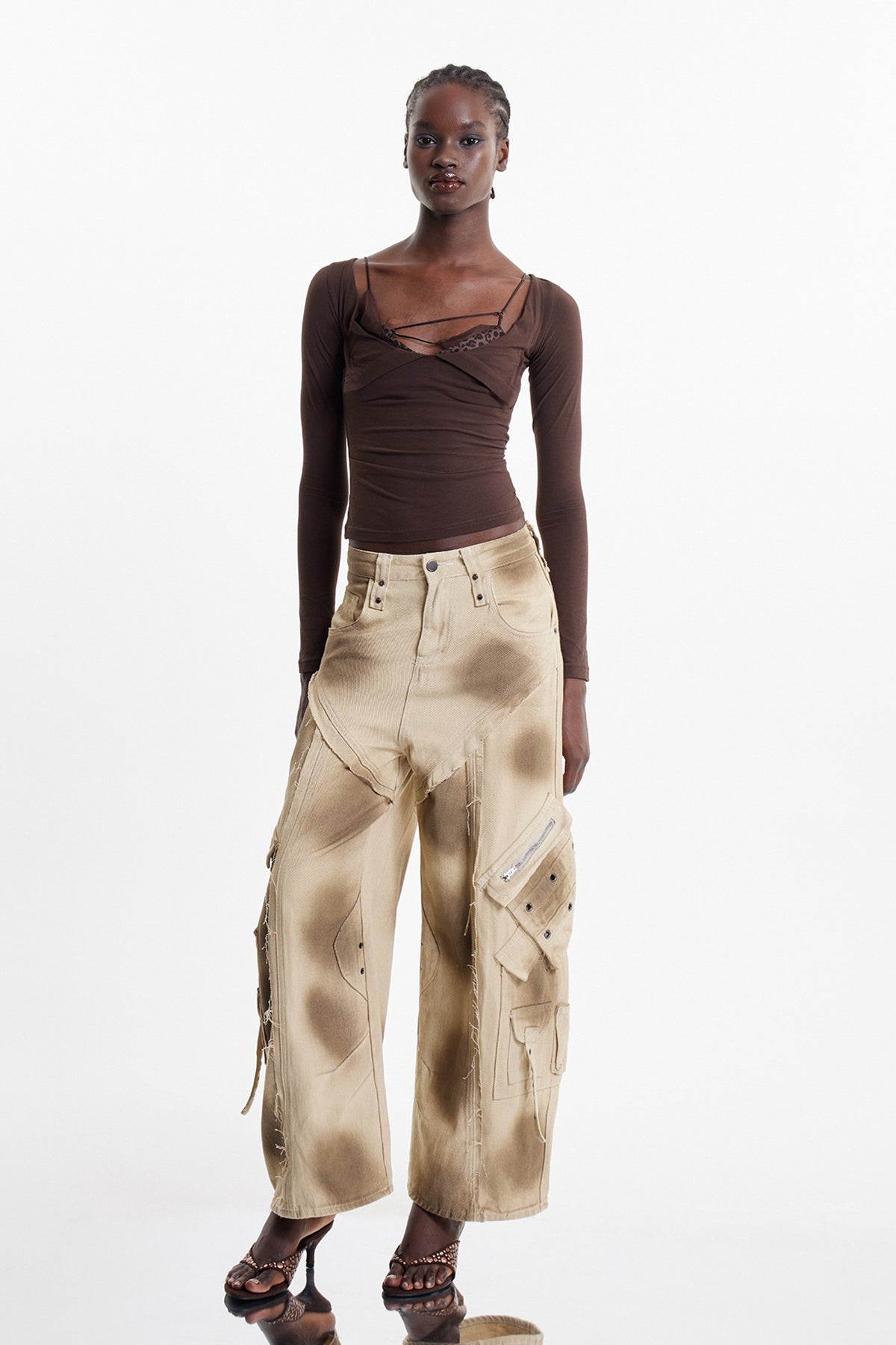 Ekrem Hayley Deconstruct Cargo Jeans