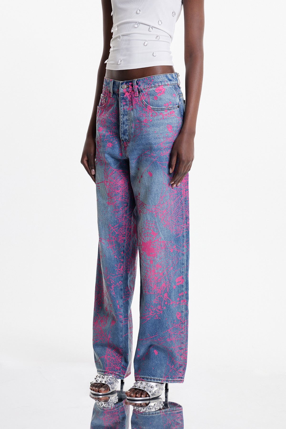 Elanur Splattered Jeans