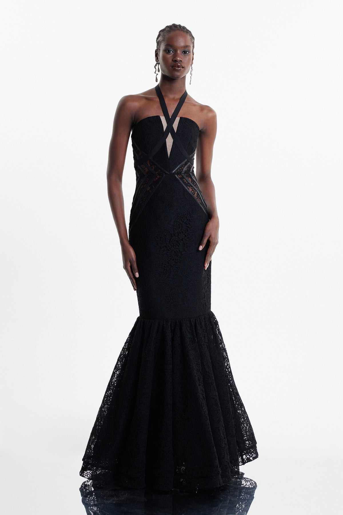 Elea Lace Mermaid Maxi Dress