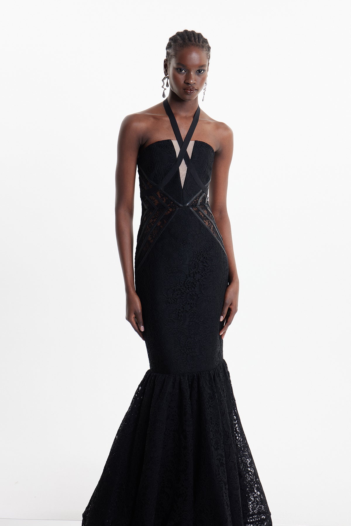 Elea Lace Mermaid Maxi Dress