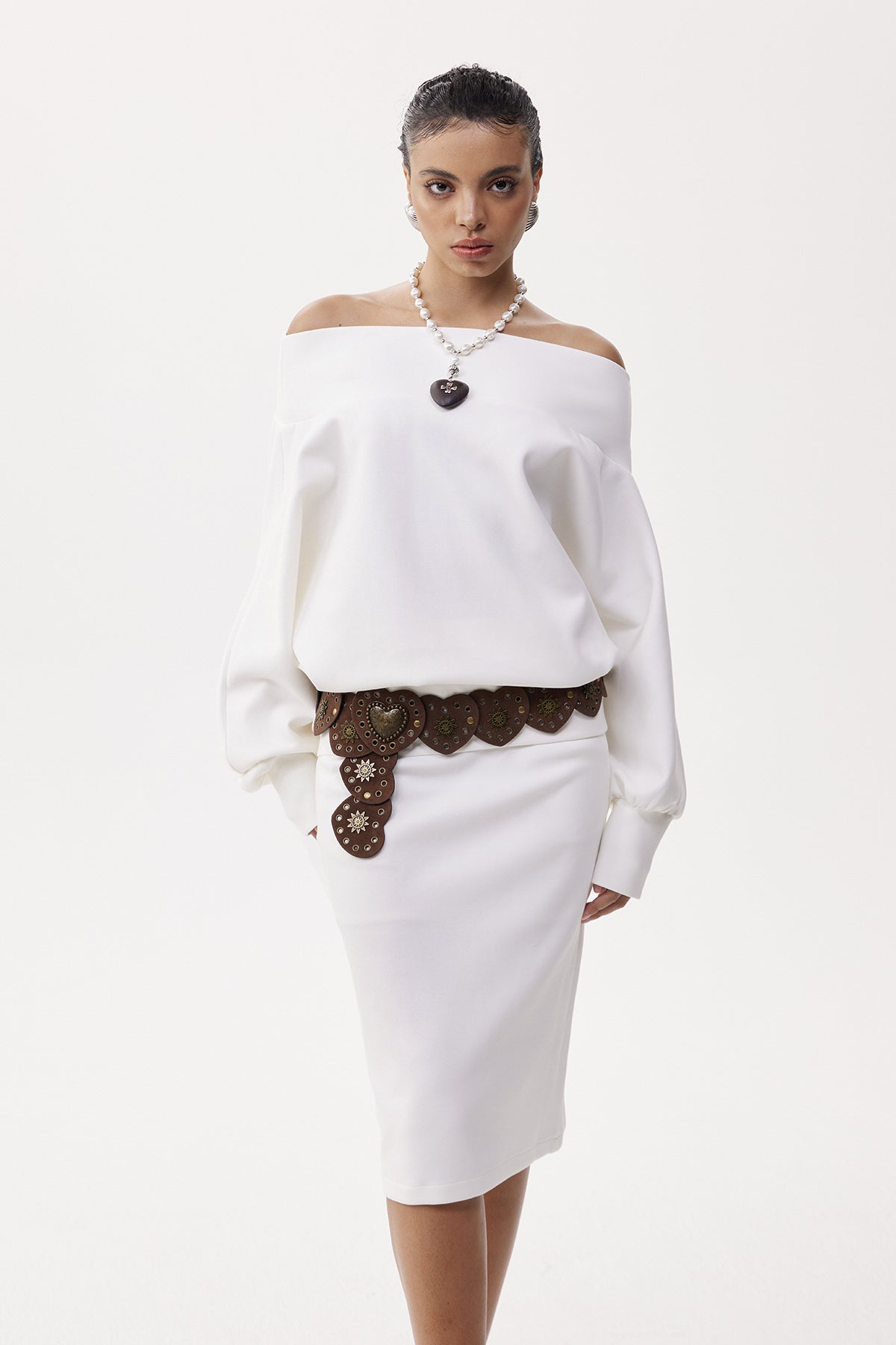 Eleanore Off Shoulder Skirt Set