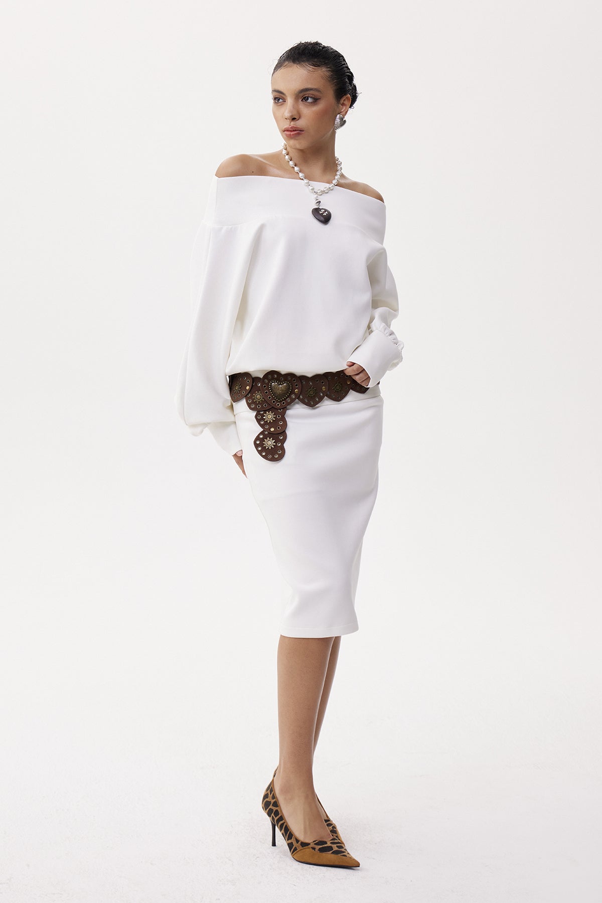 Eleanore Off Shoulder Skirt Set