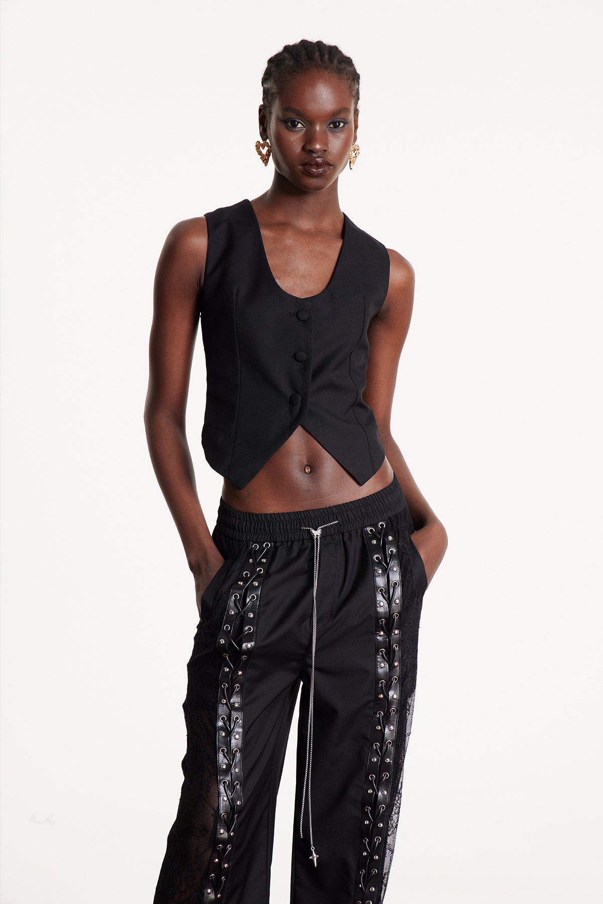 Electra Lace Up Pants Set