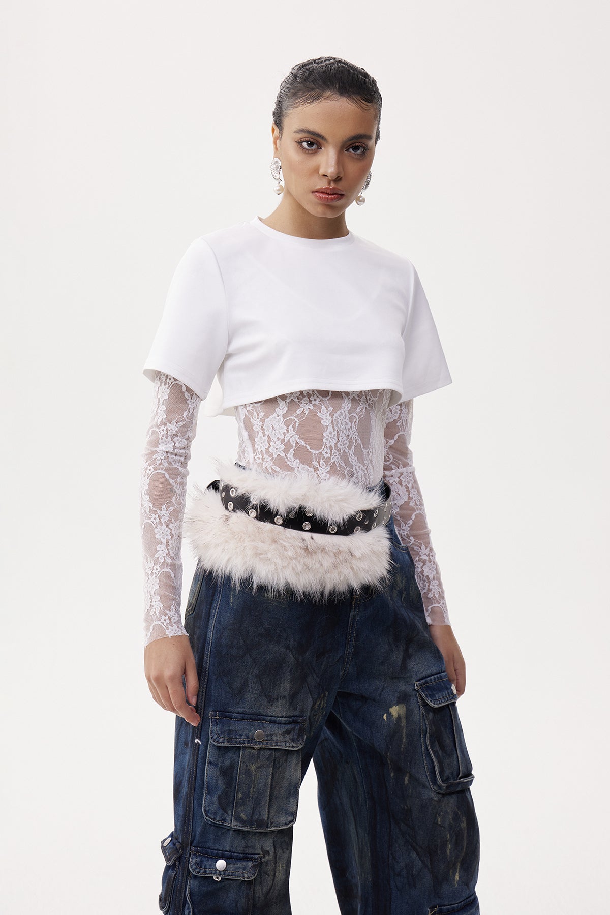 Elektra Two Piece Lace Bodysut