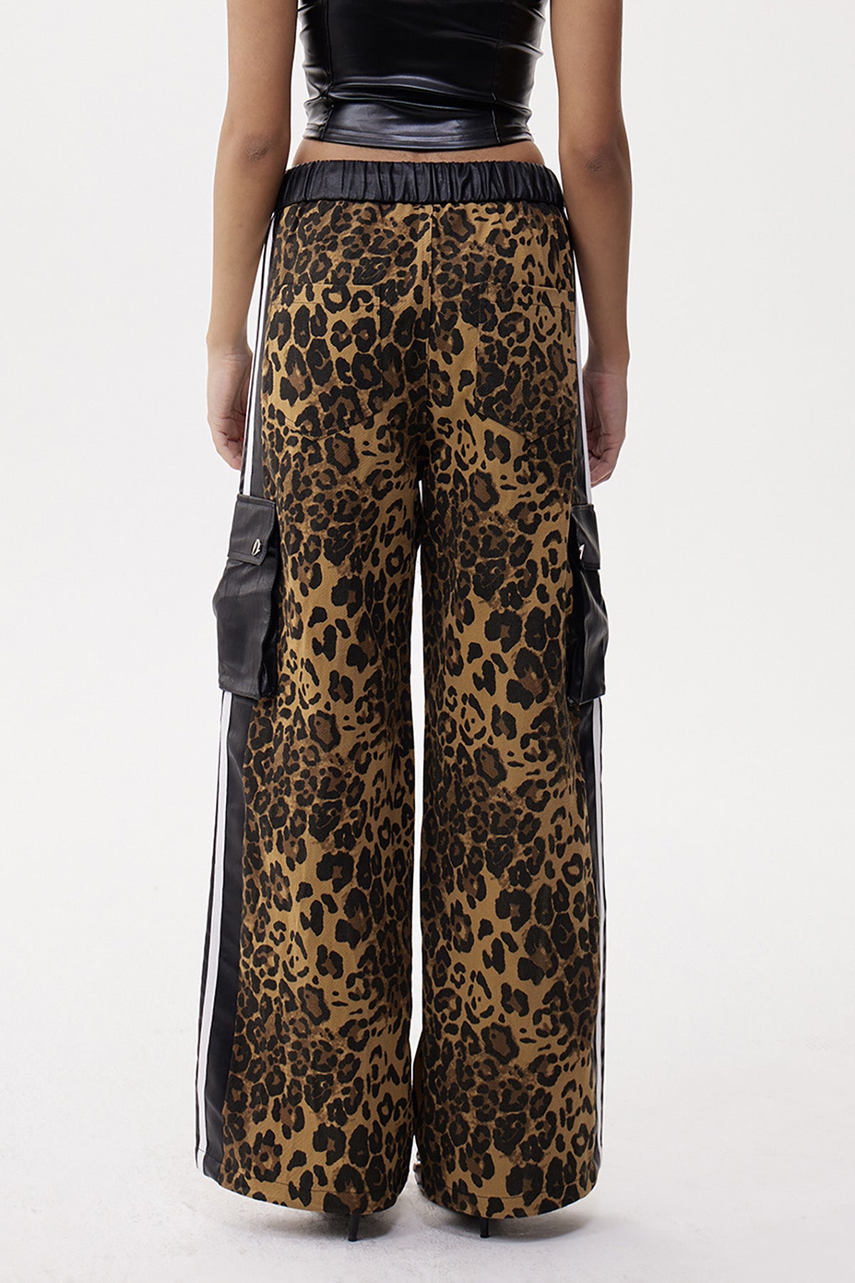 Eleri Deconstruct Leopard Jeans