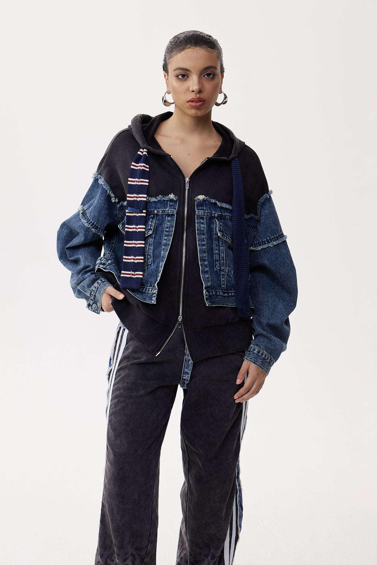 Elfi Deconstruct Denim Jacket