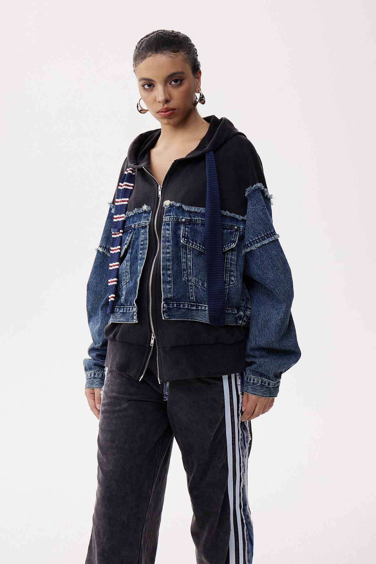 Elfi Deconstruct Denim Jacket
