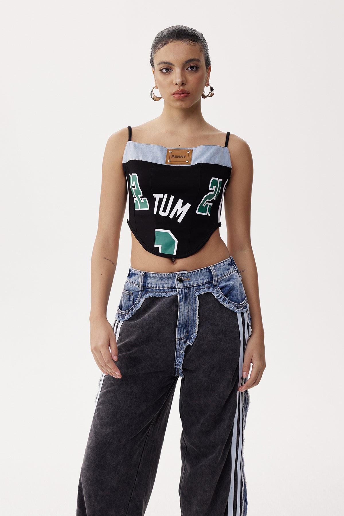 Elfleda Spaghetti Corset Top