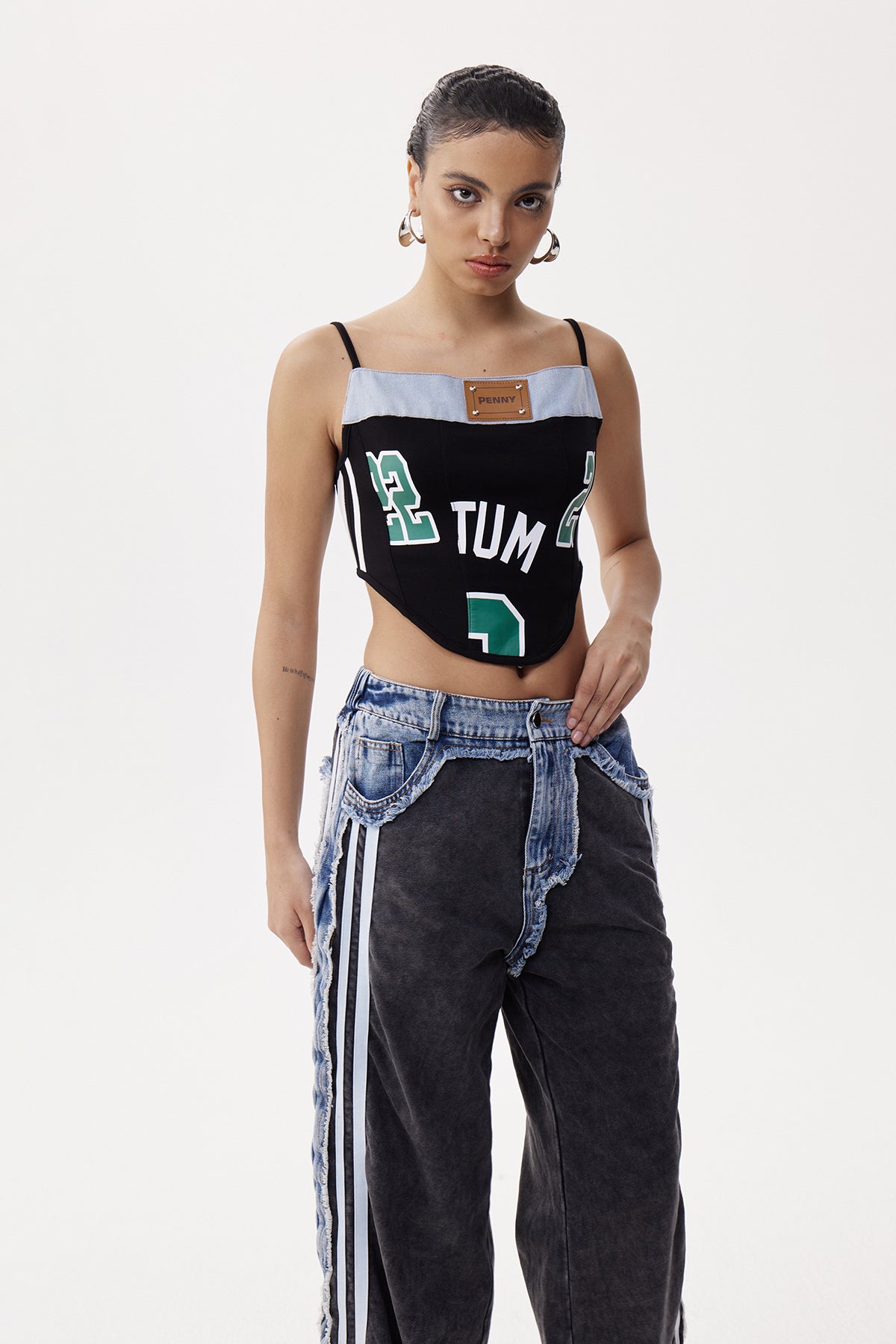 Elfleda Spaghetti Corset Top