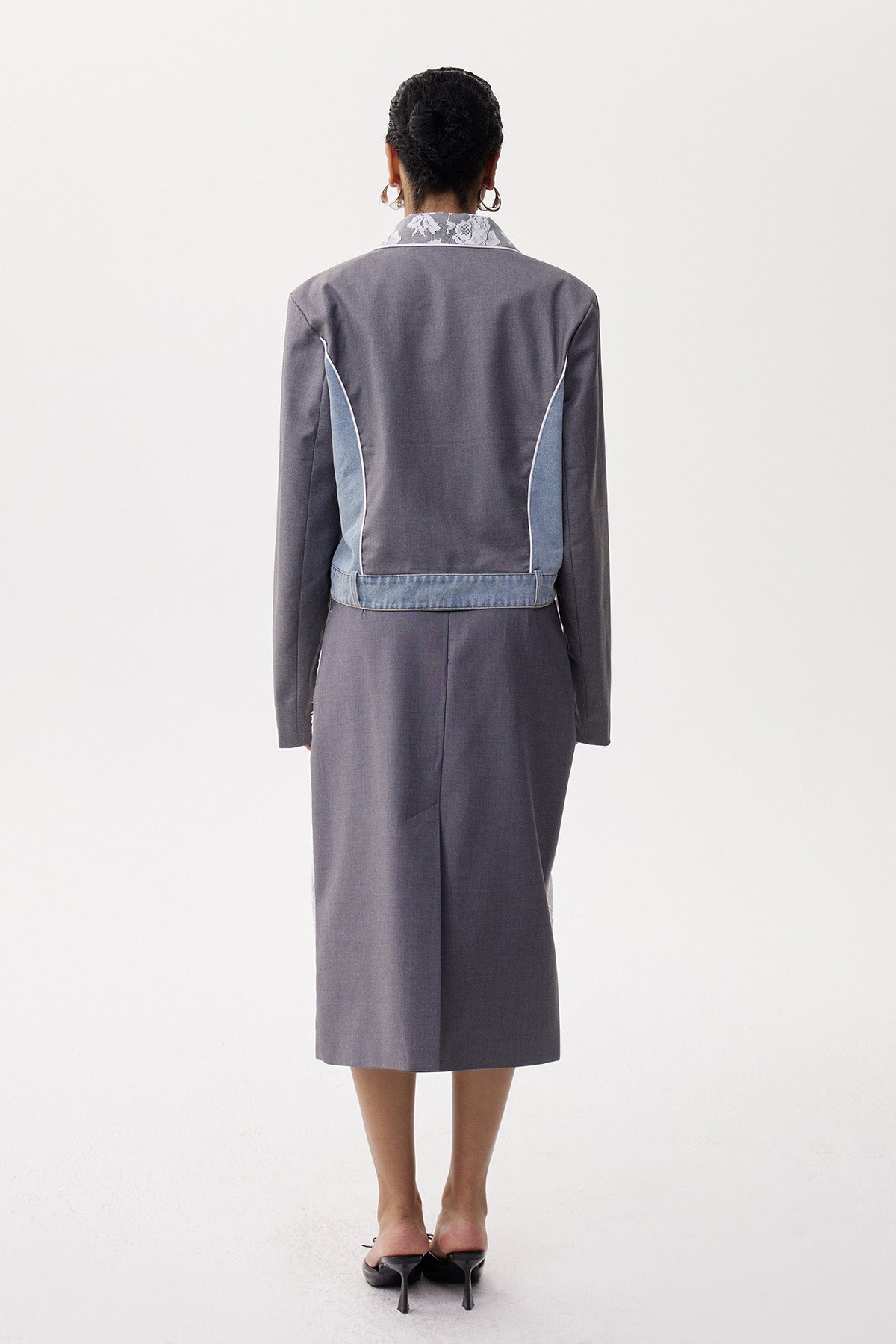 Elfrieda Floral Lace Skirt Set