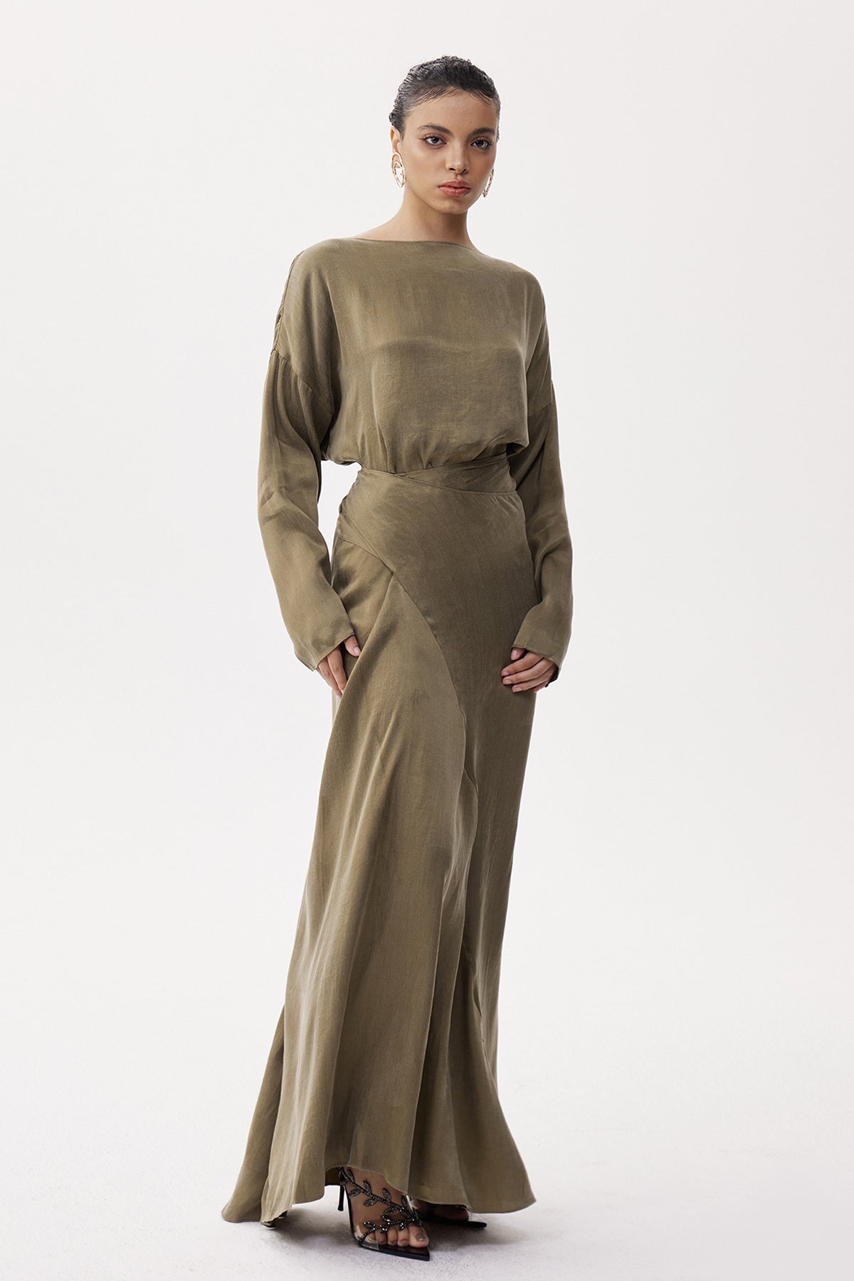 Elhanan Batwing Sleeve Skirt Set