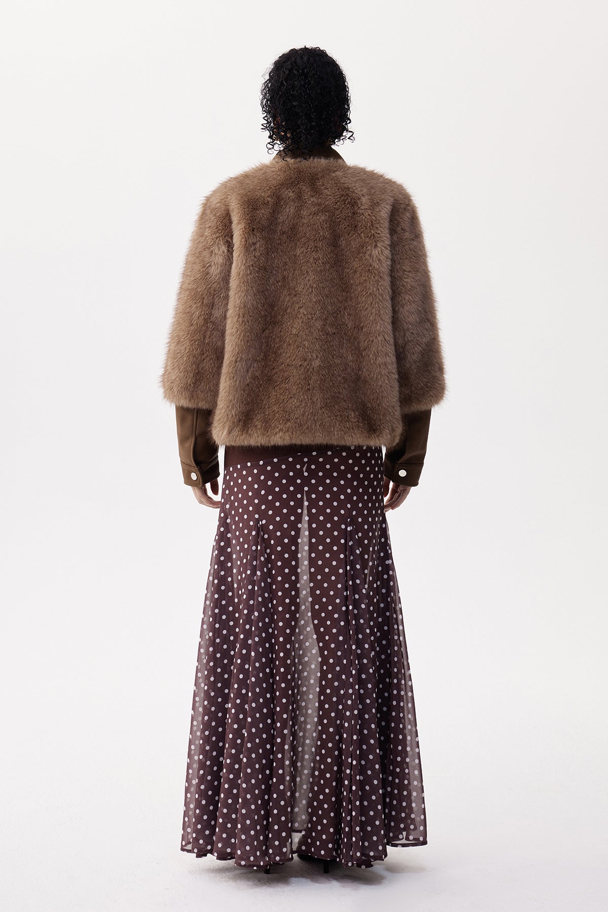 Eliav Faux Fur Deconstruct Jacket