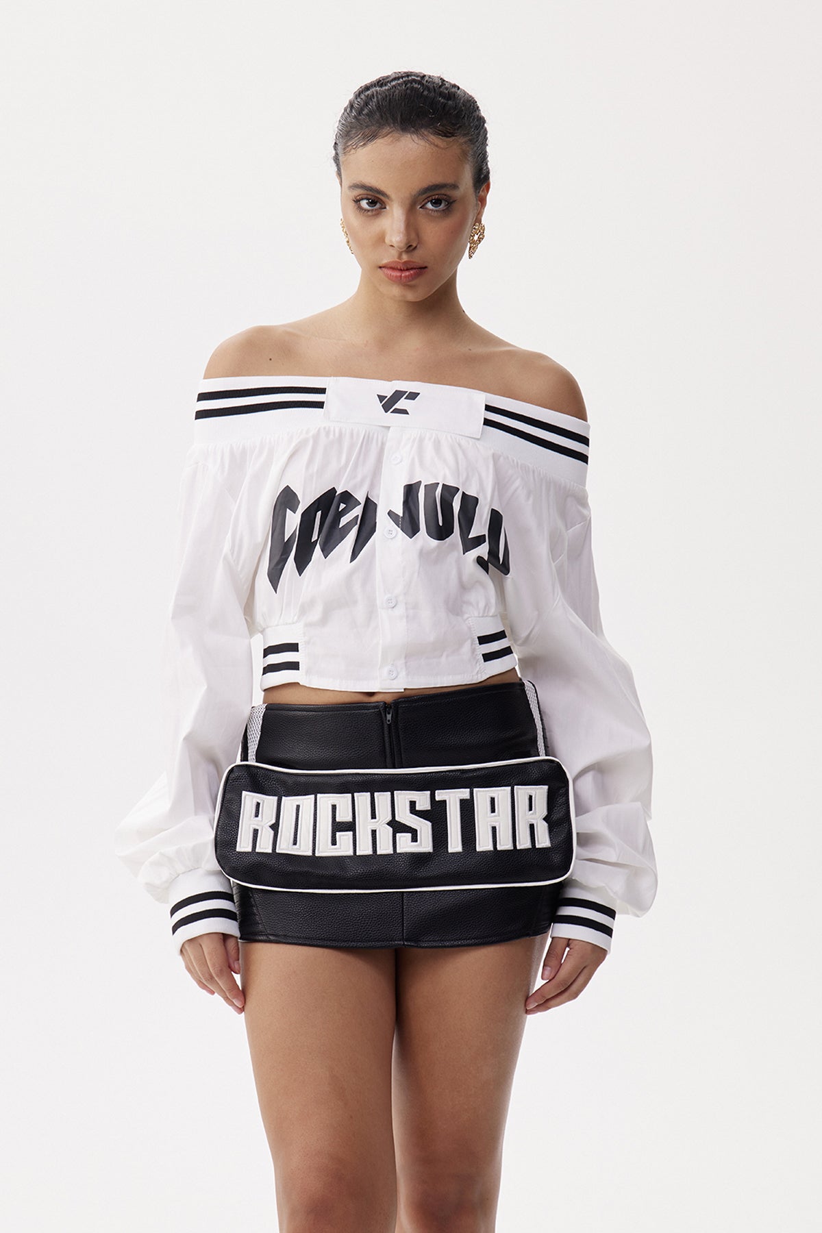 Eliise Off Shoulder Stripe Top