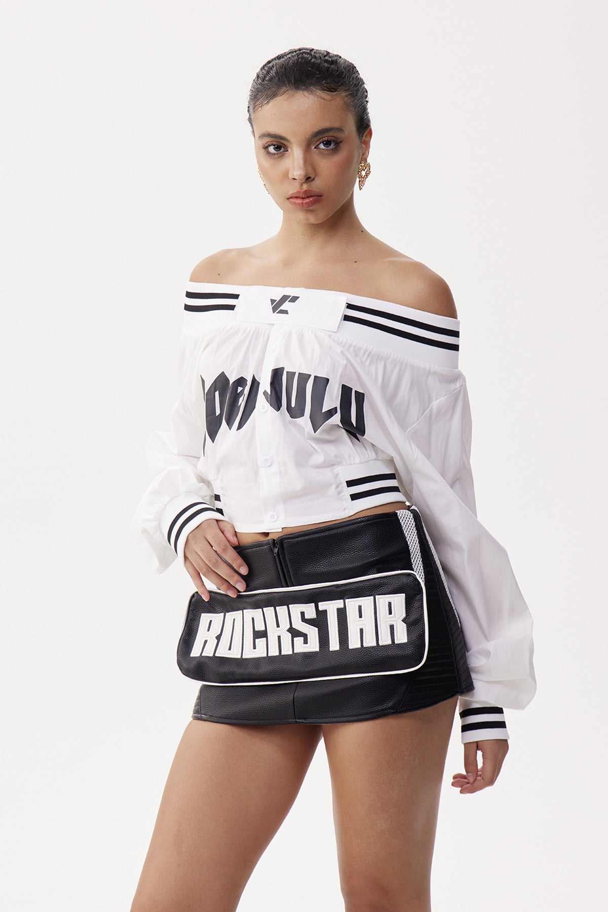 Eliise Off Shoulder Stripe Top