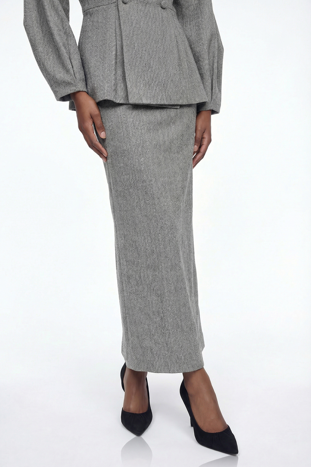 Elishua Balloon Sleeve Skirt Set